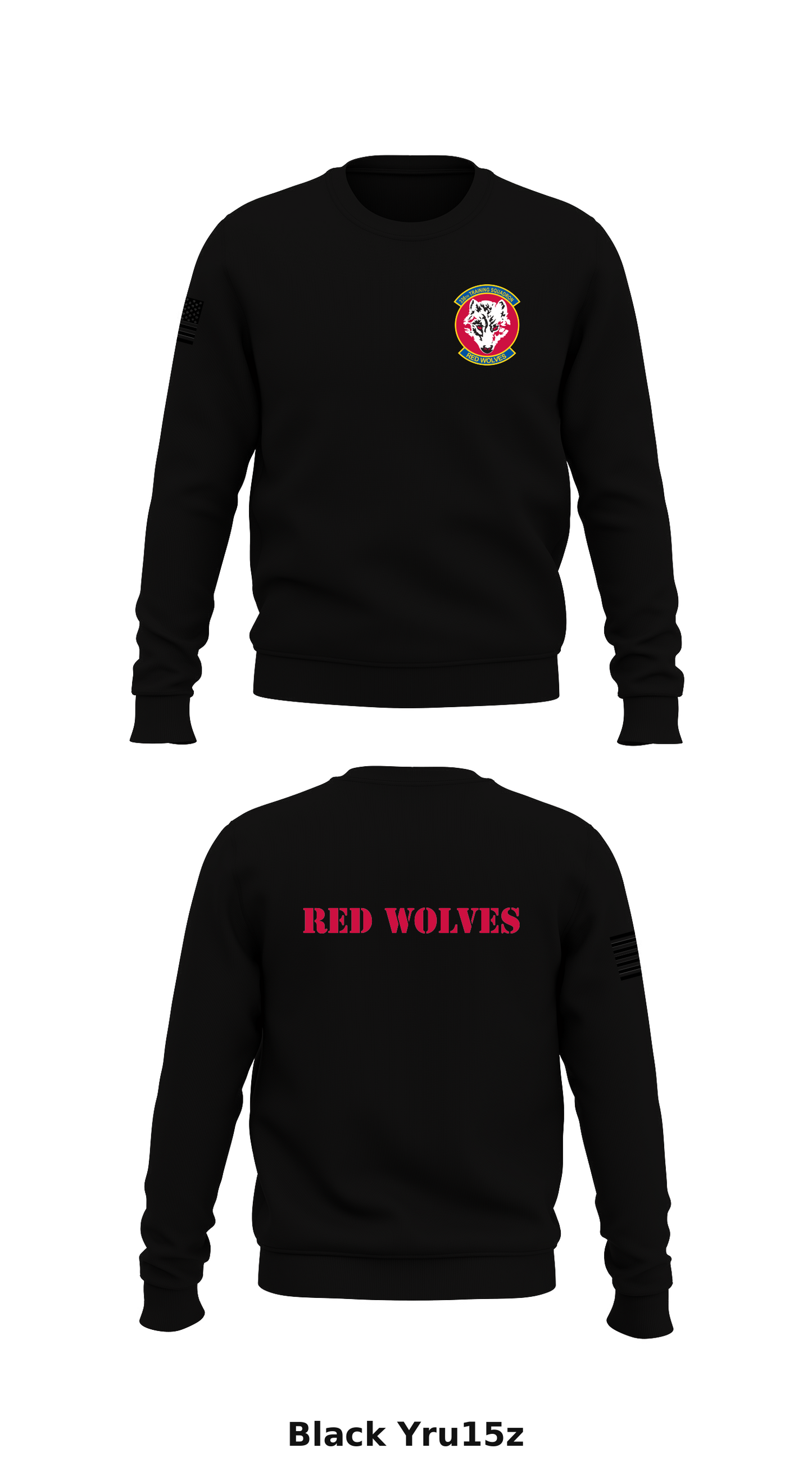 336th red wolves Store 1 Core Men's Crewneck Performance Sweatshirt - Yru15z