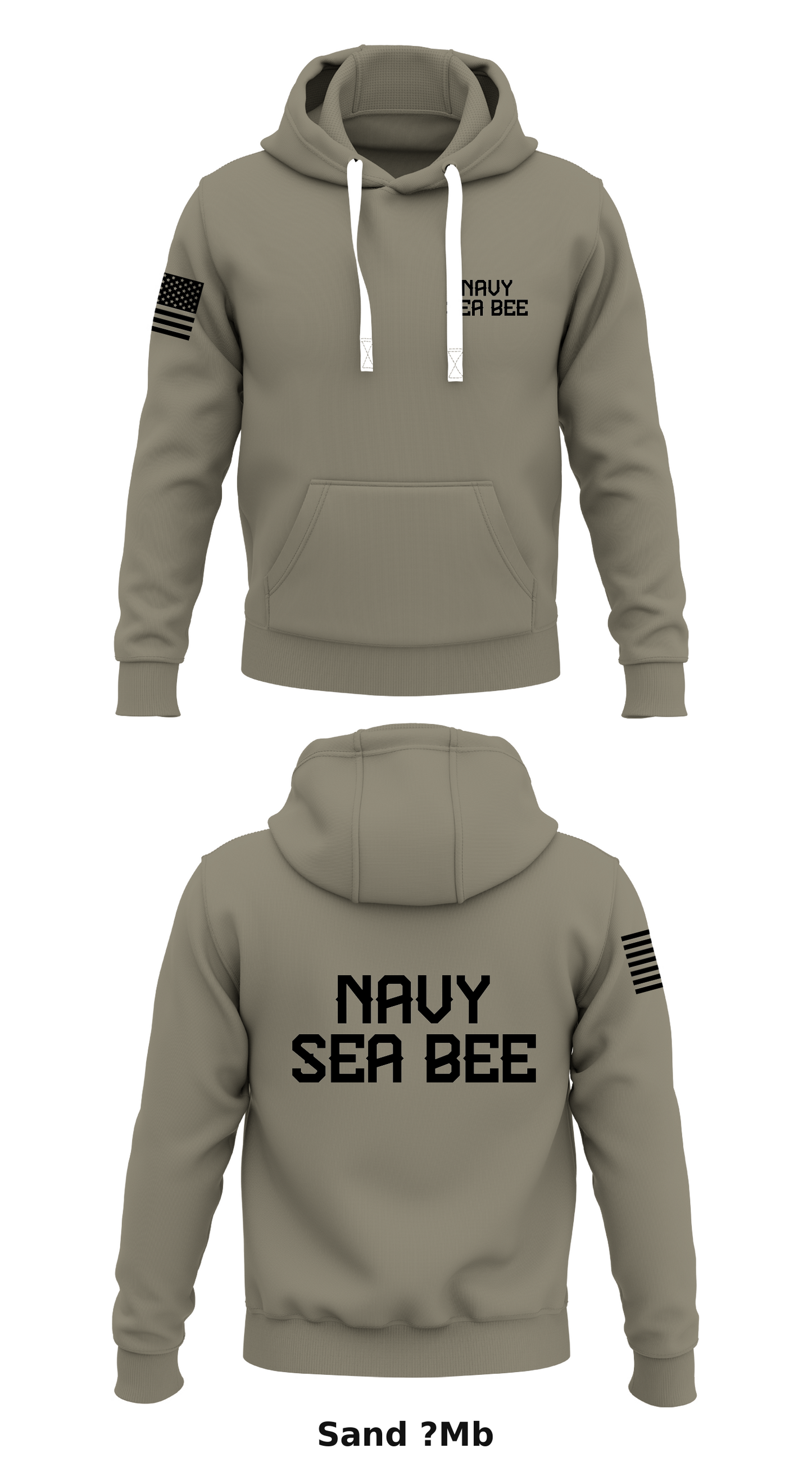 Navy Sea Bee Store 1 Core Men's Hooded Performance Sweatshirt - ?Mb