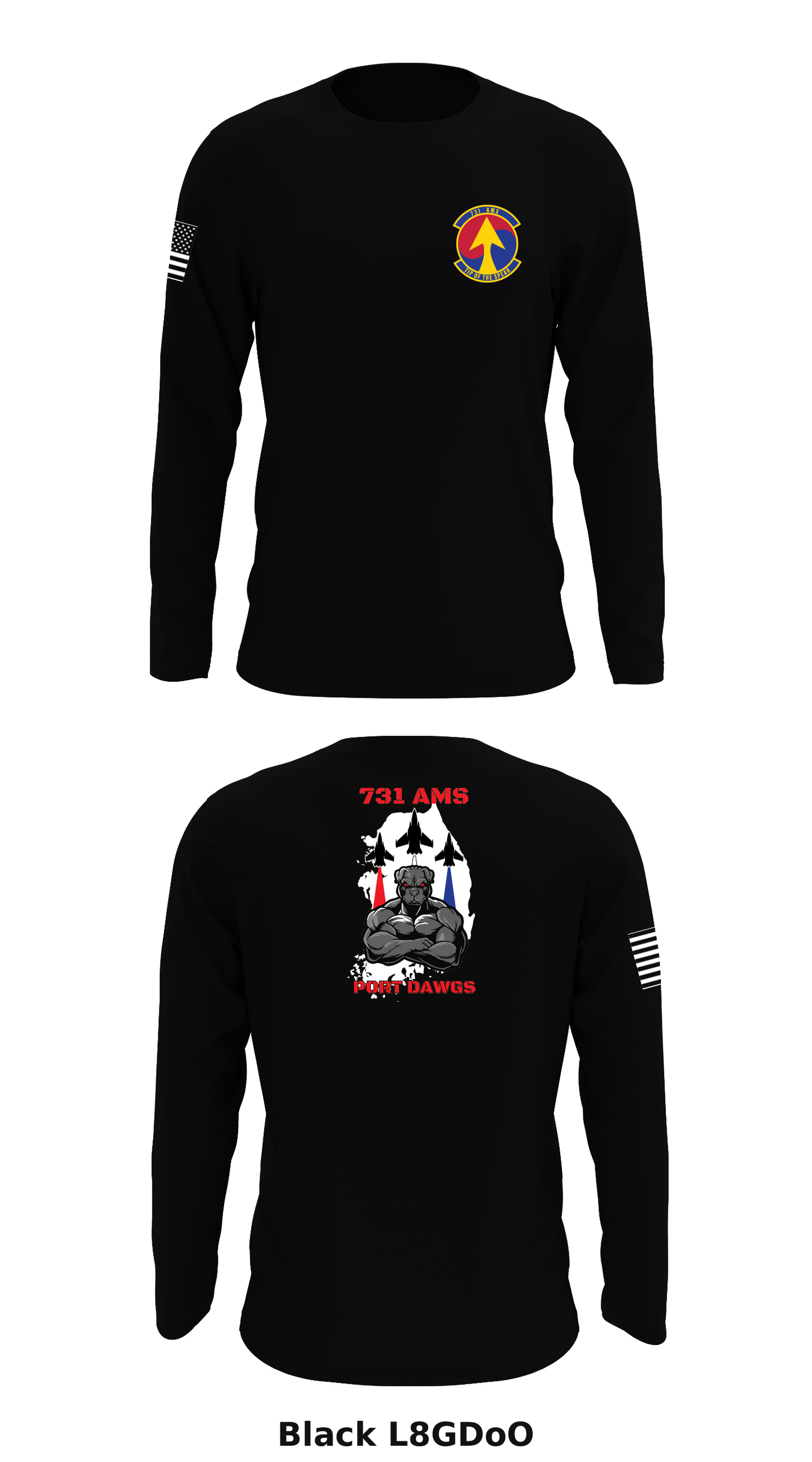 731 AMS Store 1 Core Men's LS Performance Tee - L8GDoO