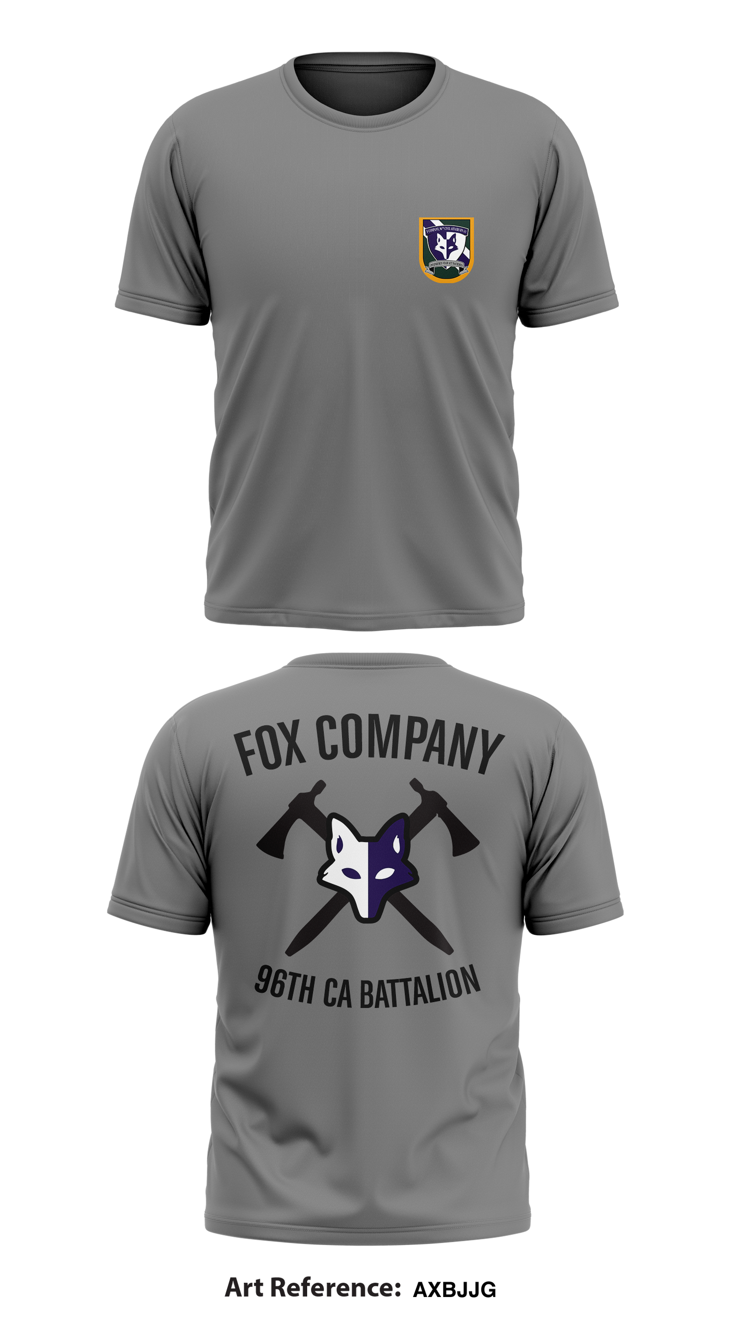 F Co, 96th CA BN Store 1 Core Men's SS Performance Tee - AxbjjG