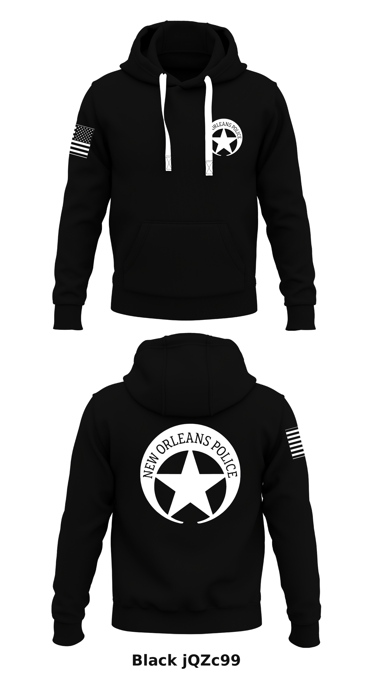 New Orleans Police Department Store 1 Core Men's Hooded Performance Sweatshirt - jQZc99
