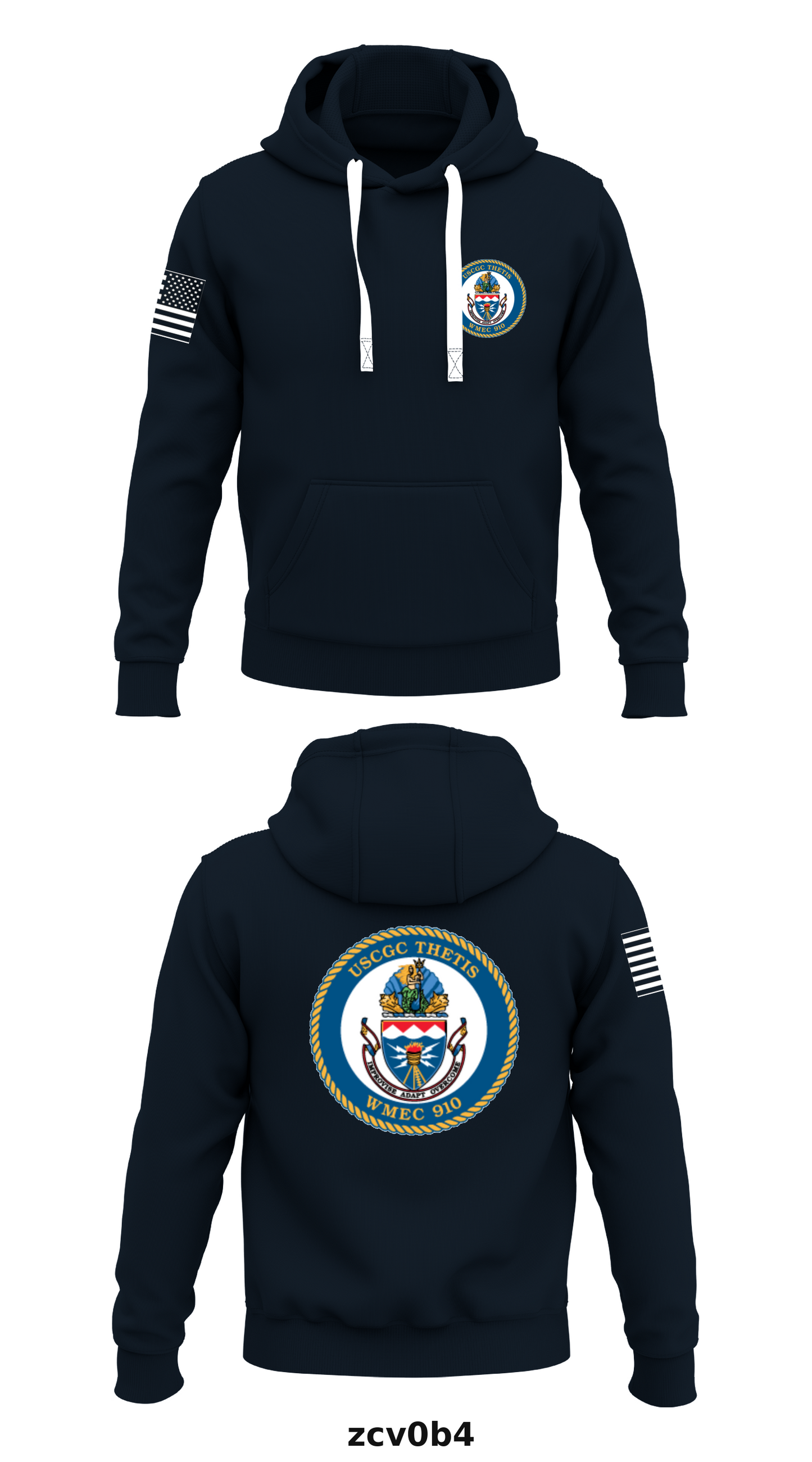 USCGC THETIS Store 1 Core Men's Hooded Performance Sweatshirt - zcv0b4