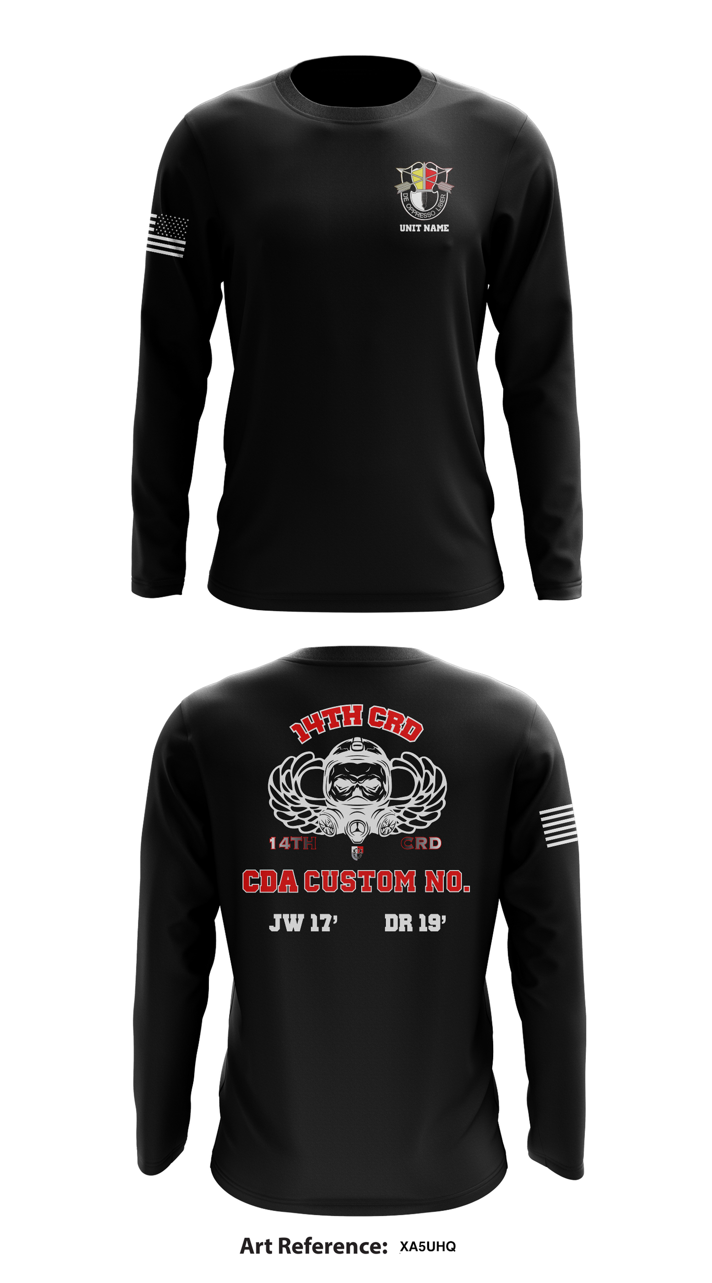 14th CRD Core Men's LS Performance Tee - xa5uHq