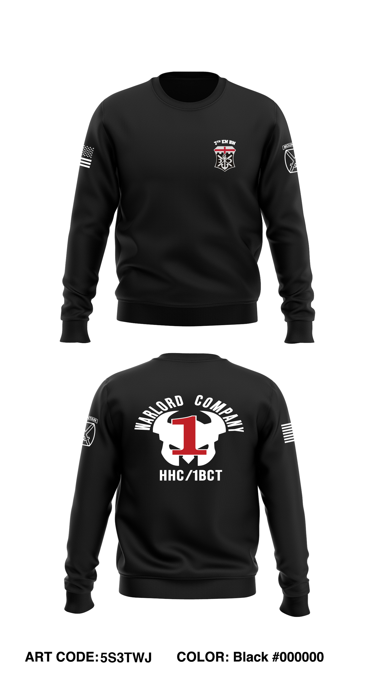 Warlord Core Men's Crewneck Performance Sweatshirt - 5S3TWJ