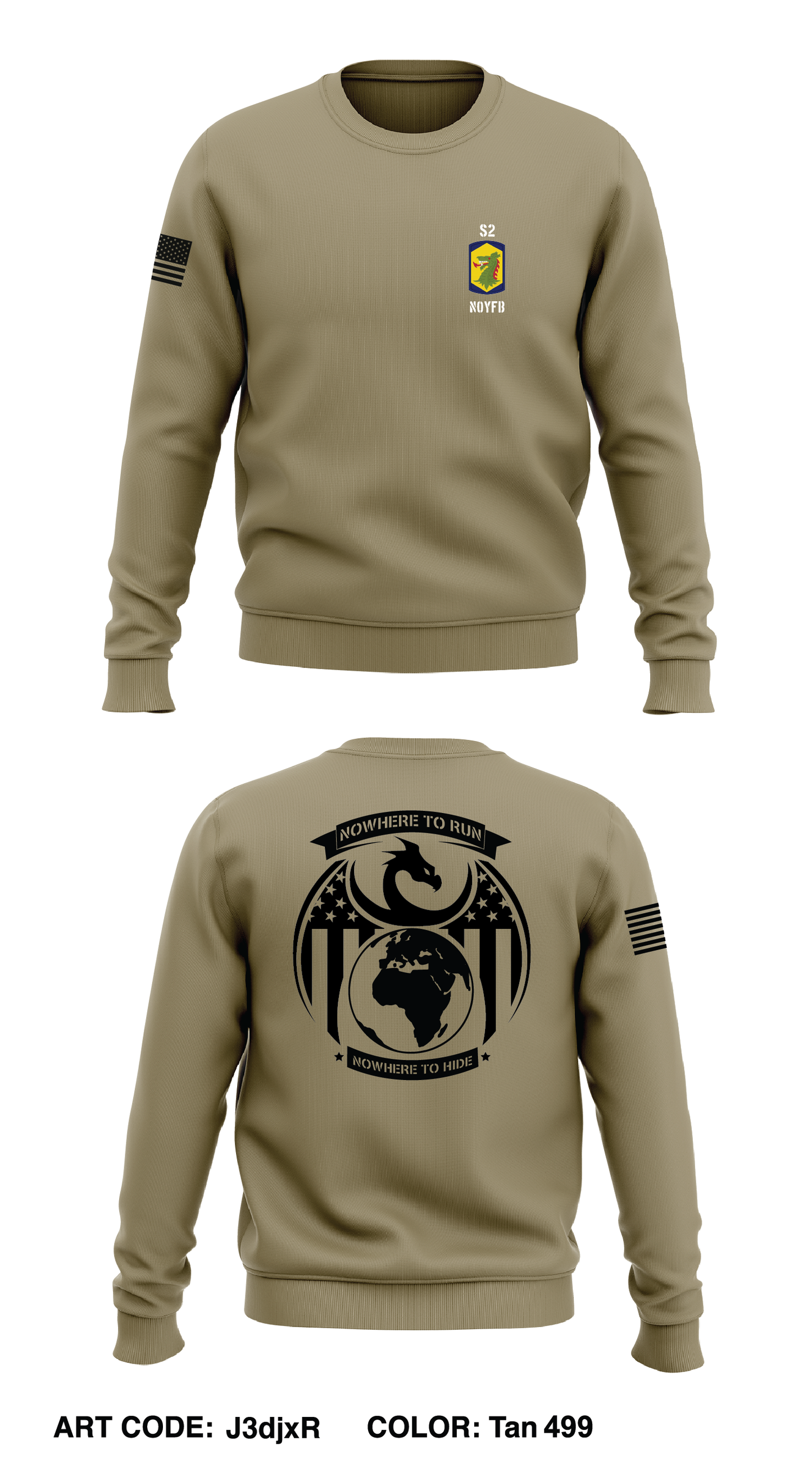 404th MEB S2 Deployment Store 1 Core Men's Crewneck Performance Sweatshirt - G9uhKv
