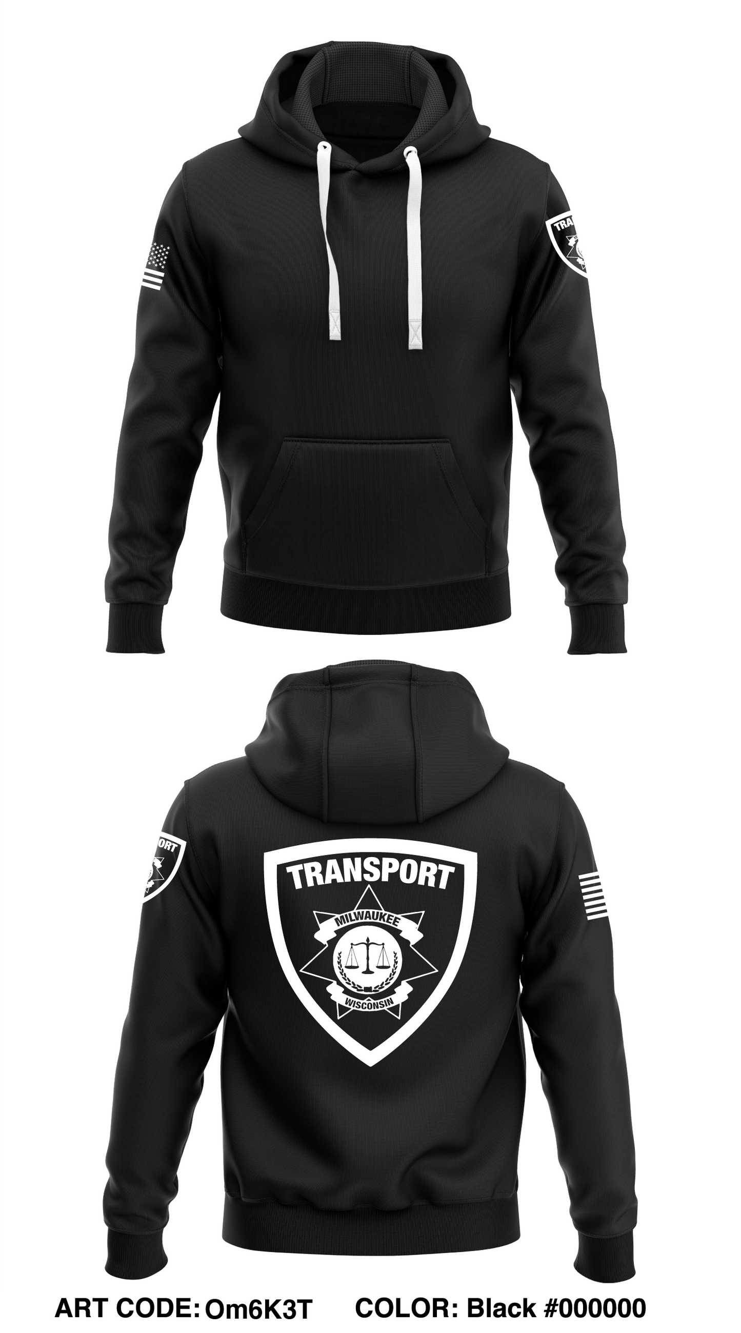 Transport Store 1 Core Men's Hooded Performance Sweatshirt - Om6K3T