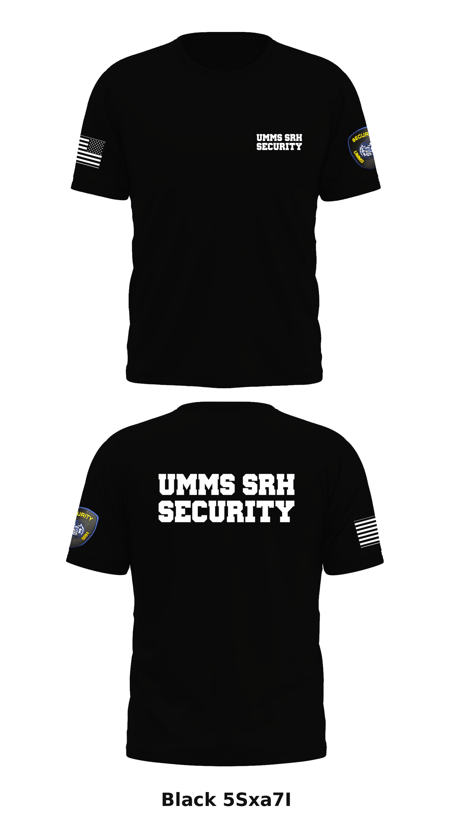 UMMS SRH security Store 1 Core Men's SS Performance Tee - 5Sxa7I