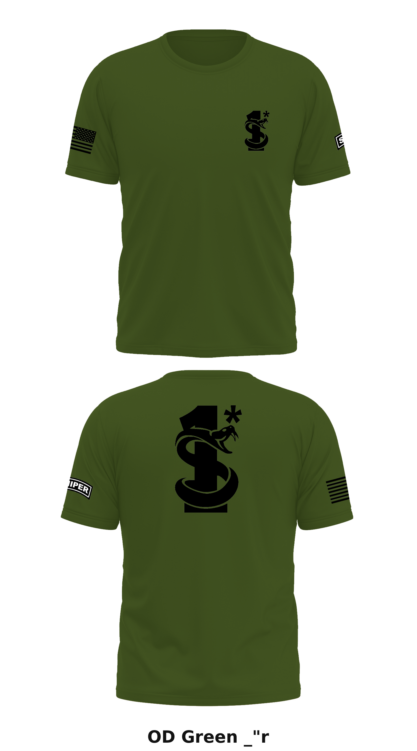 Sniper Team Store 1 Core Men's SS Performance Tee - _-r