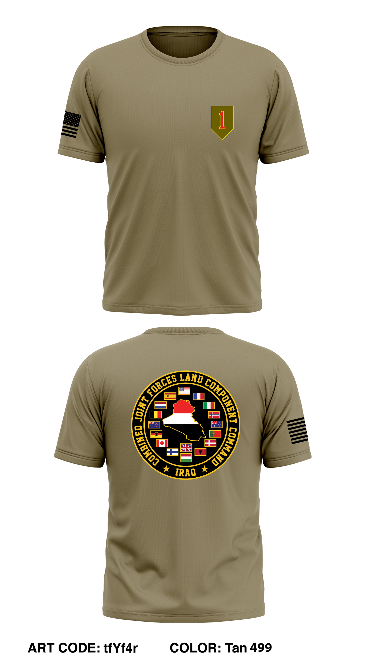 1ID Store 1 Core Men's SS Performance Tee - tfYf4r