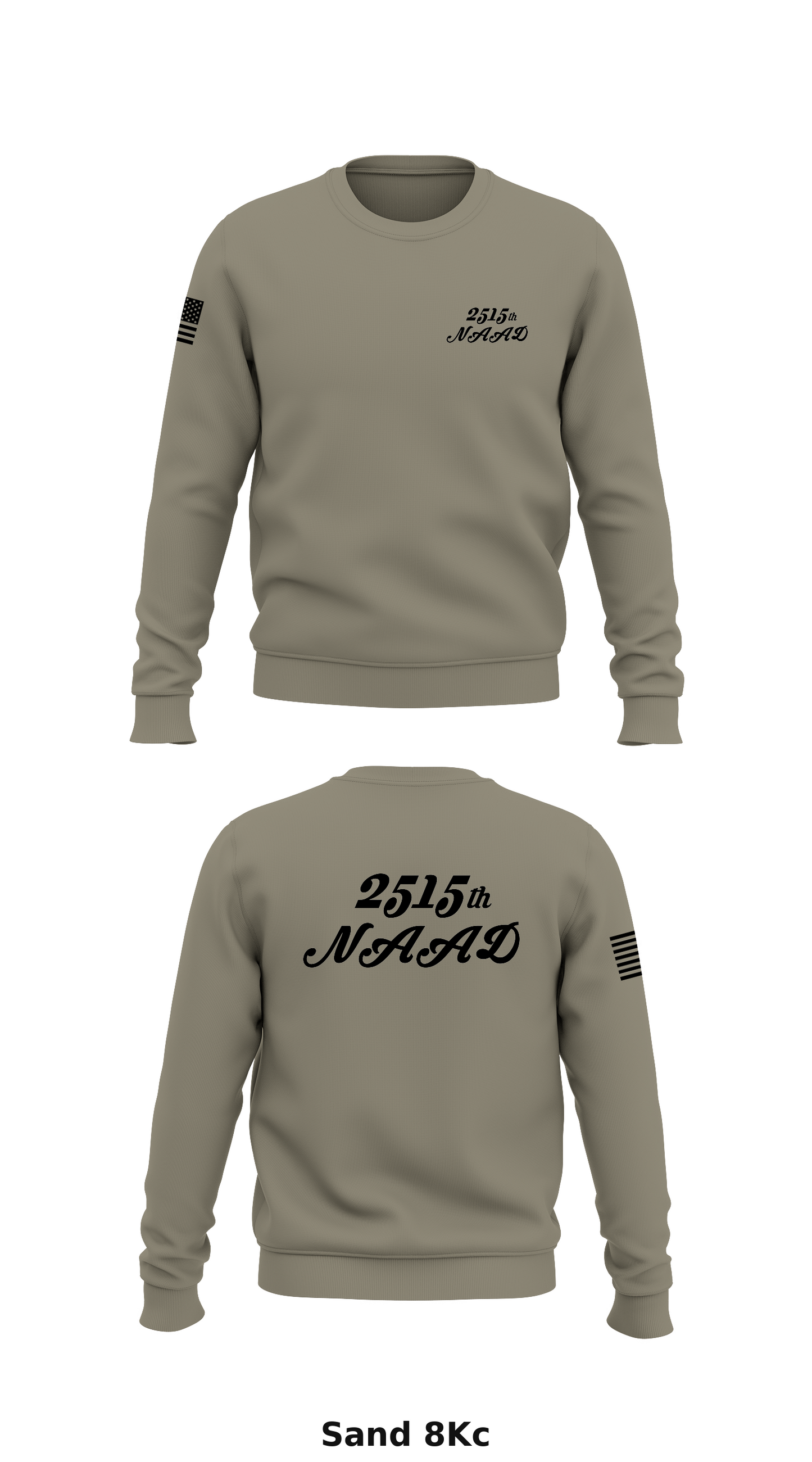 2515th NAAD Store 1 Core Men's Crewneck Performance Sweatshirt - 8Kc