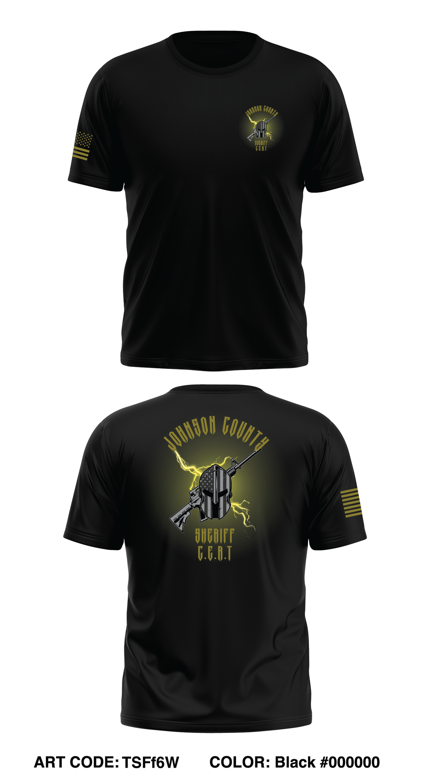 Johnson county cert Store 1 Core Men's SS Performance Tee - TSFf6W