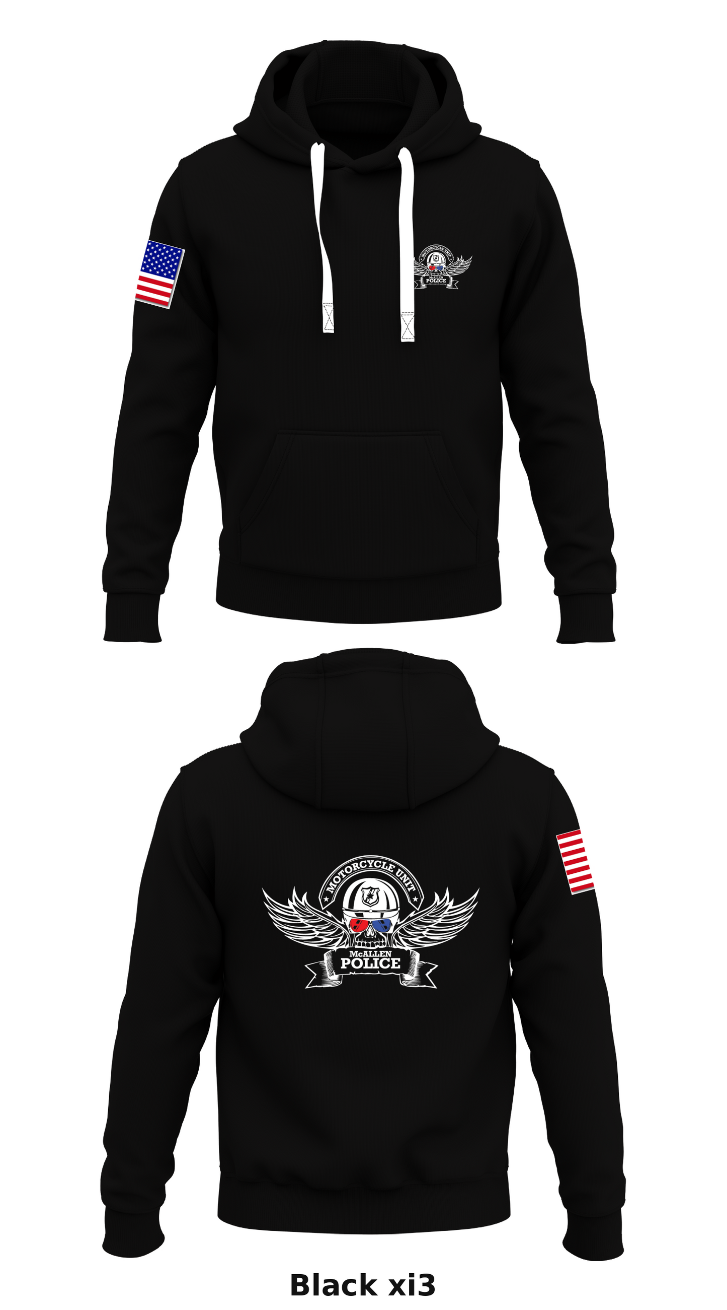 McAllen Police Department Store 1 Core Men's Hooded Performance Sweatshirt - xi3