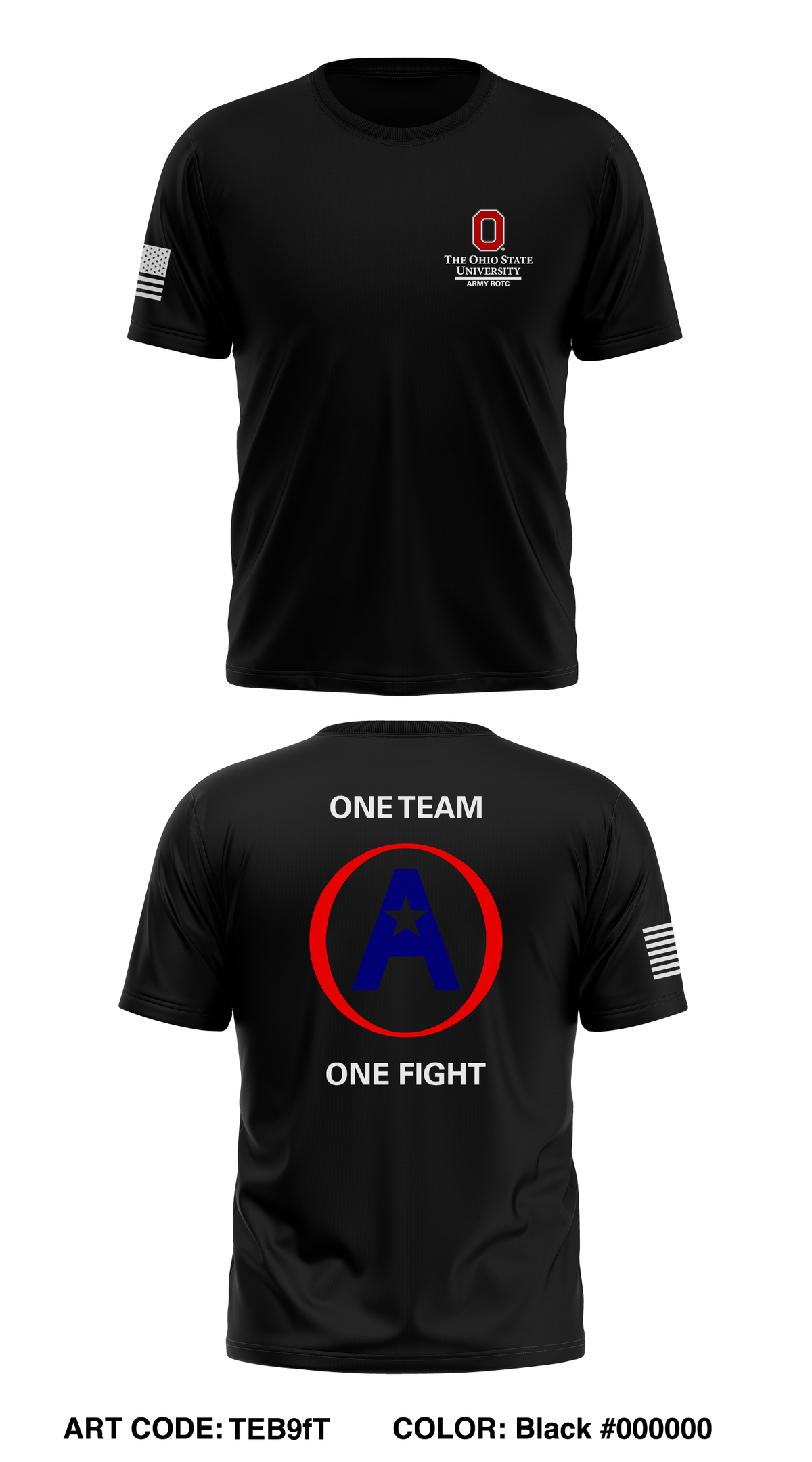 A Co, Buckeye BN, 7th BDE, USACC Store 1 Core Men's SS Performance Tee - TEB9fT
