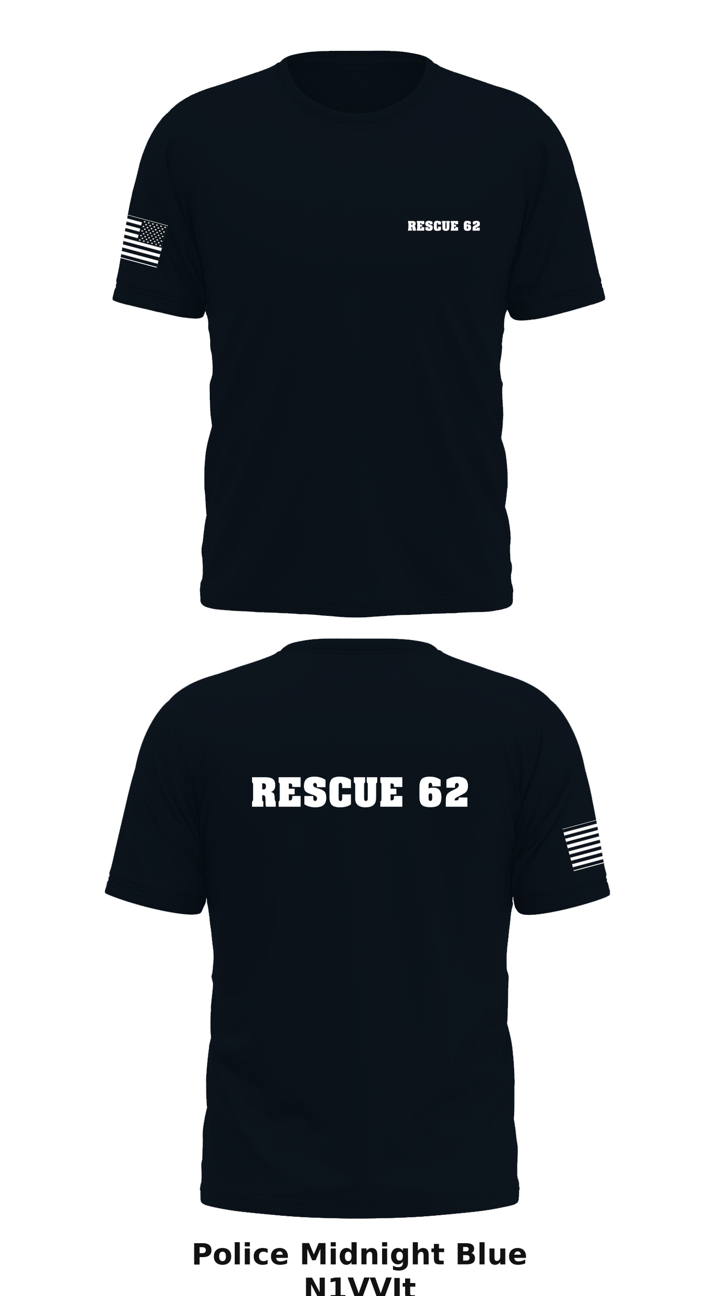 Rescue 62 Store 1 Core Men's SS Performance Tee - N1VVJt