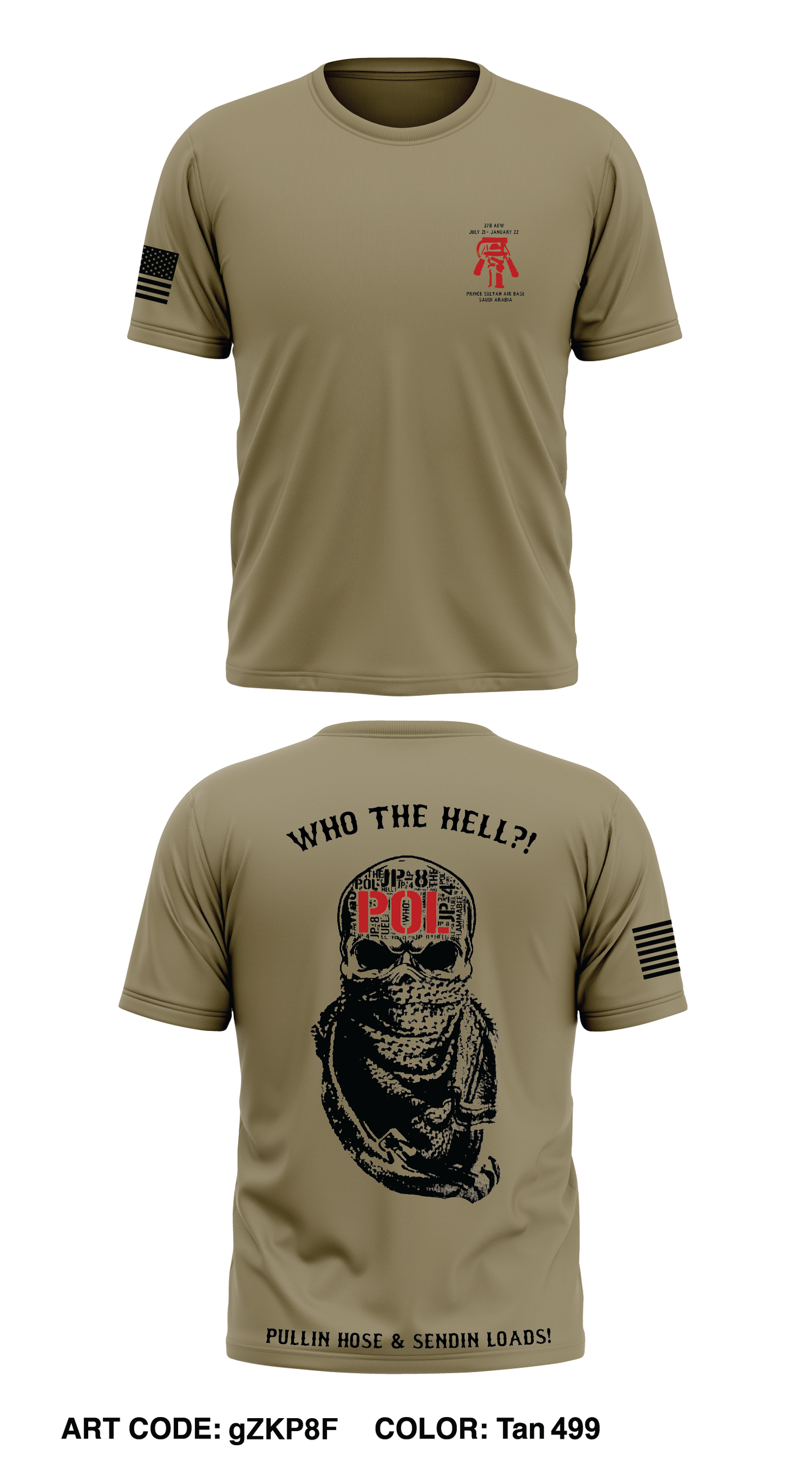 378th ELRS/POL Store 2 Core Men's SS Performance Tee - gZKP8F