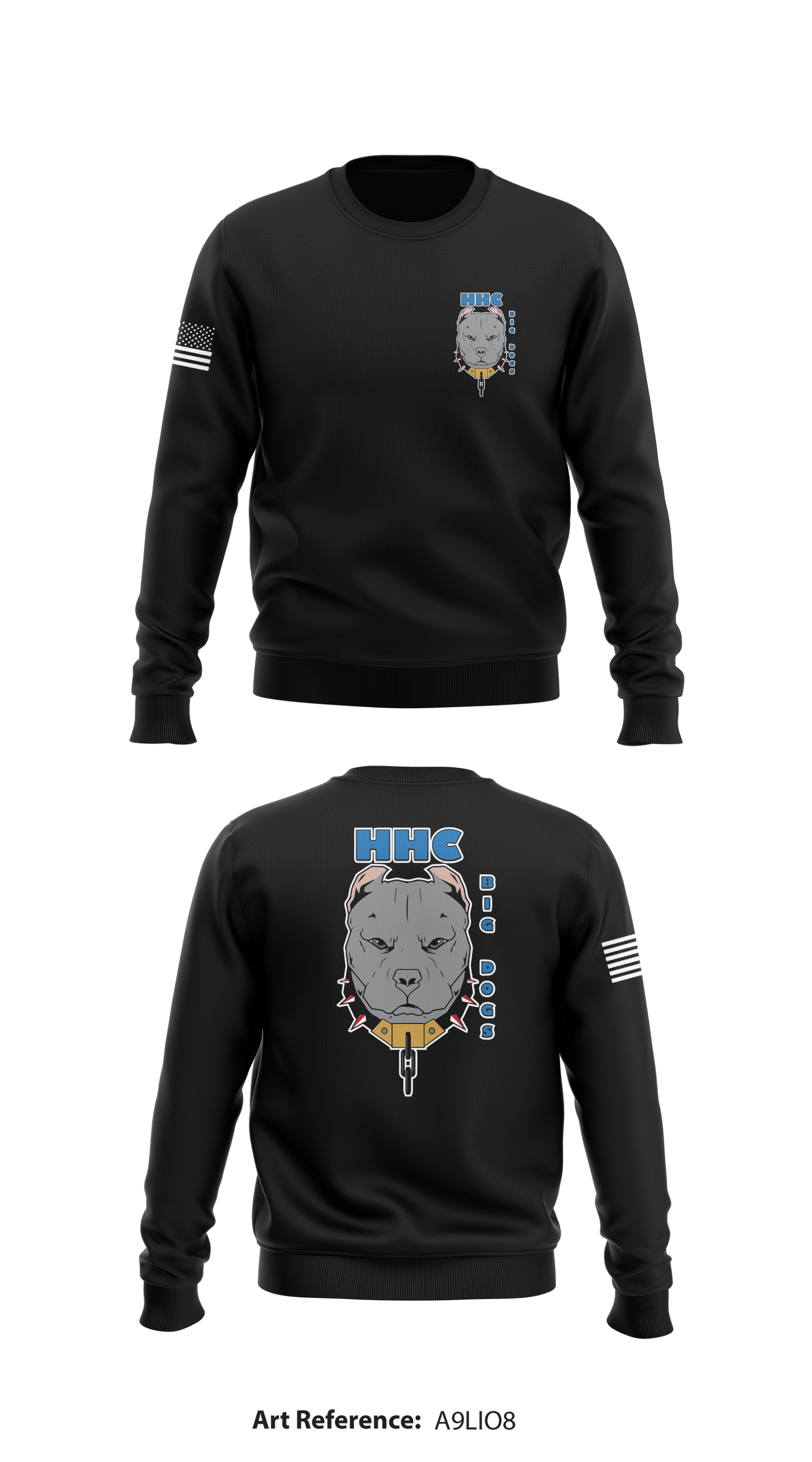 HHC, 704th MI BDE Store 1 Core Men's Crewneck Performance Sweatshirt - A9LiO8