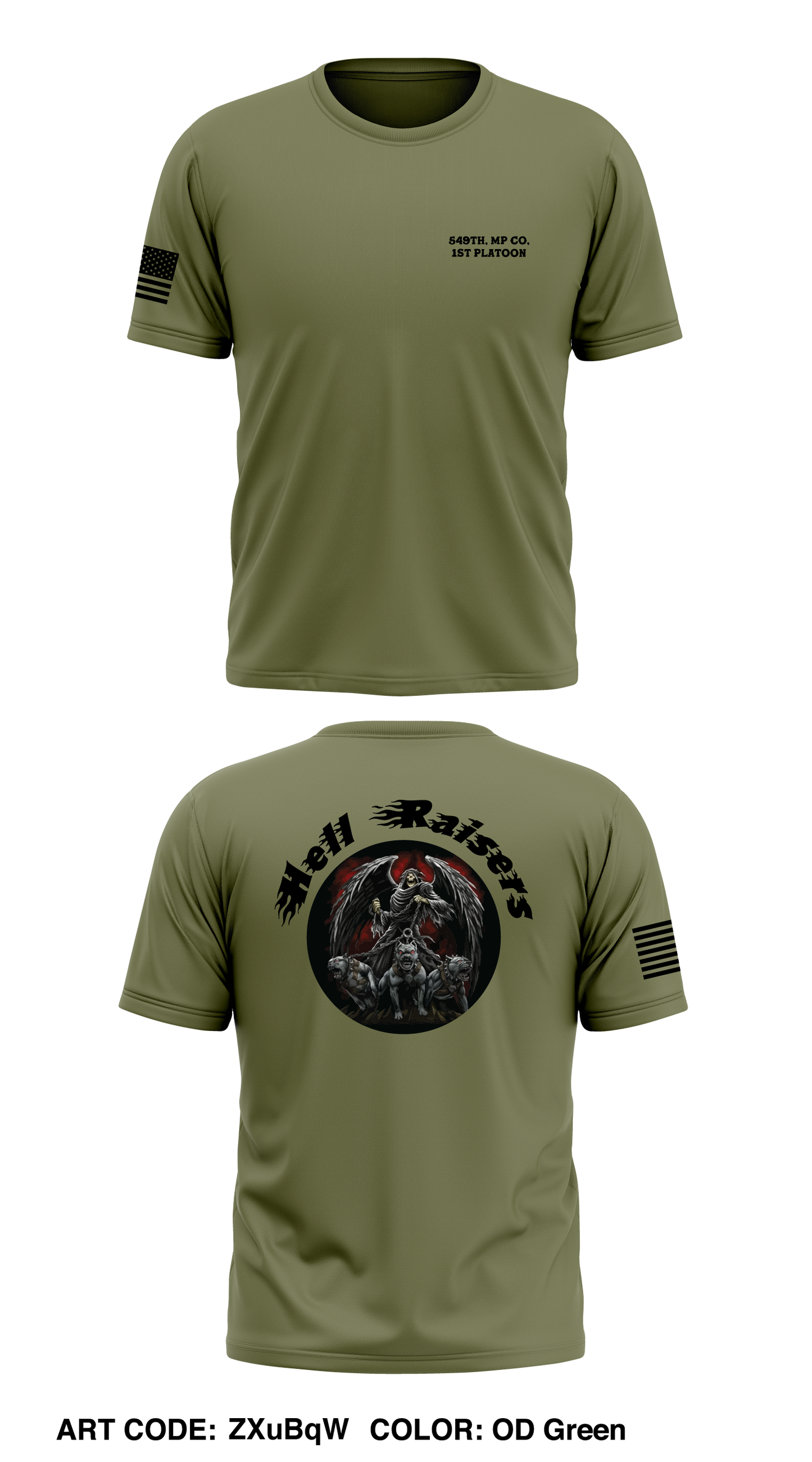 549th MP CO Store 2 Core Men's SS Performance Tee - ZXuBqW