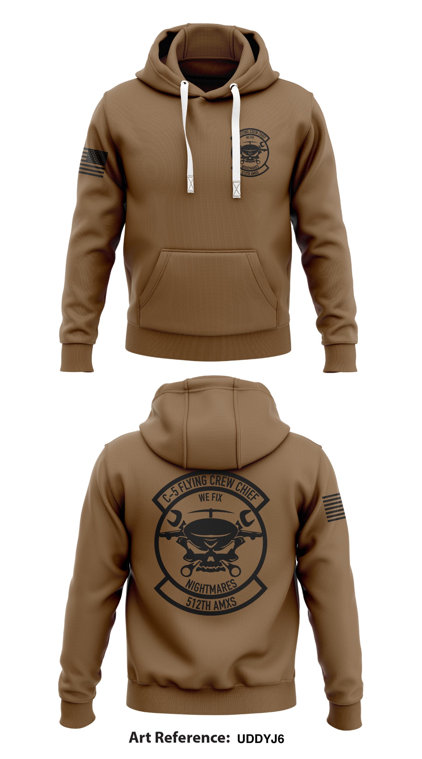 512th amxs Store 1 Core Men's Hooded Performance Sweatshirt - UdDYj6
