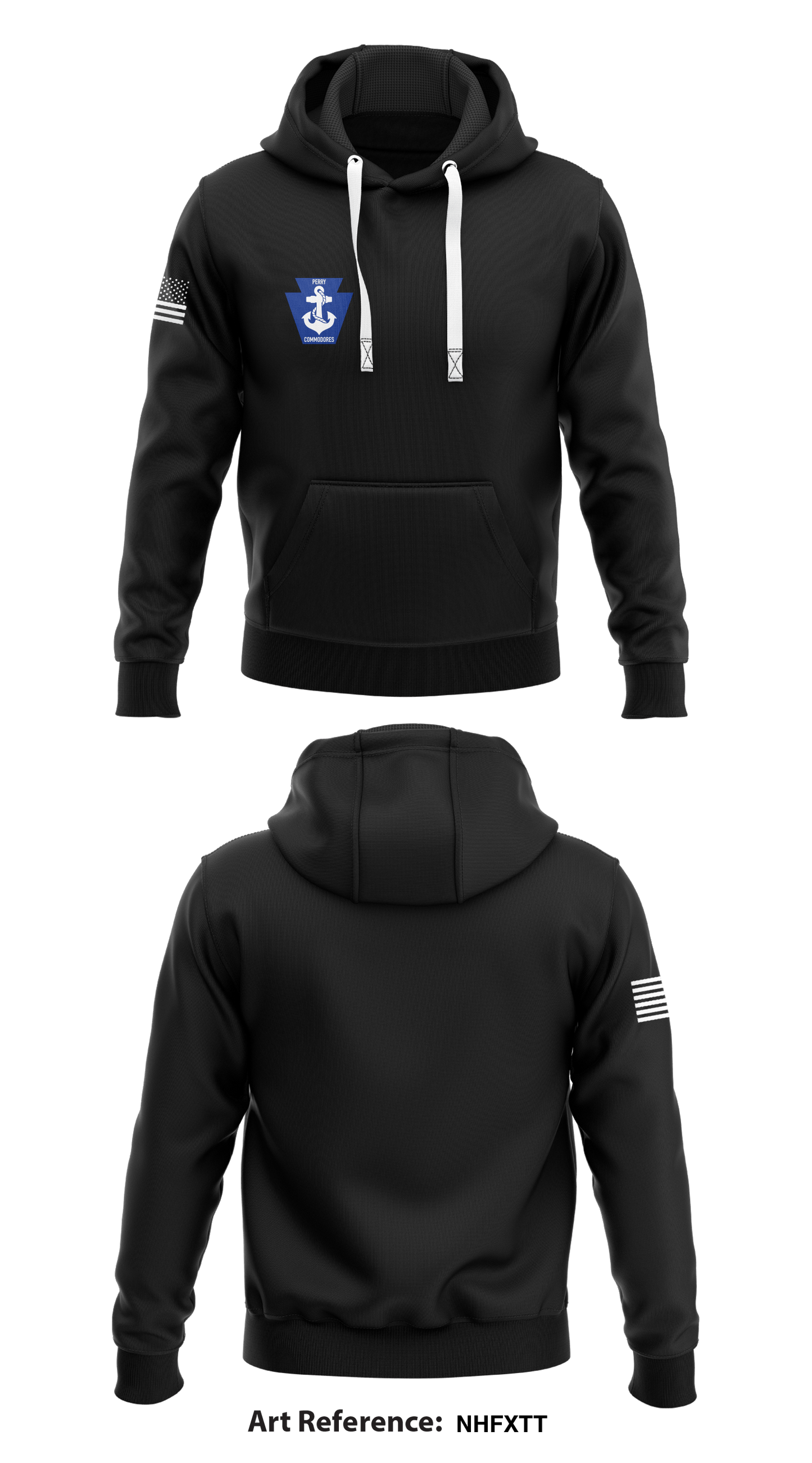 Commodore Battalion Store 1 Core Men's Hooded Performance Sweatshirt - nhFXtT