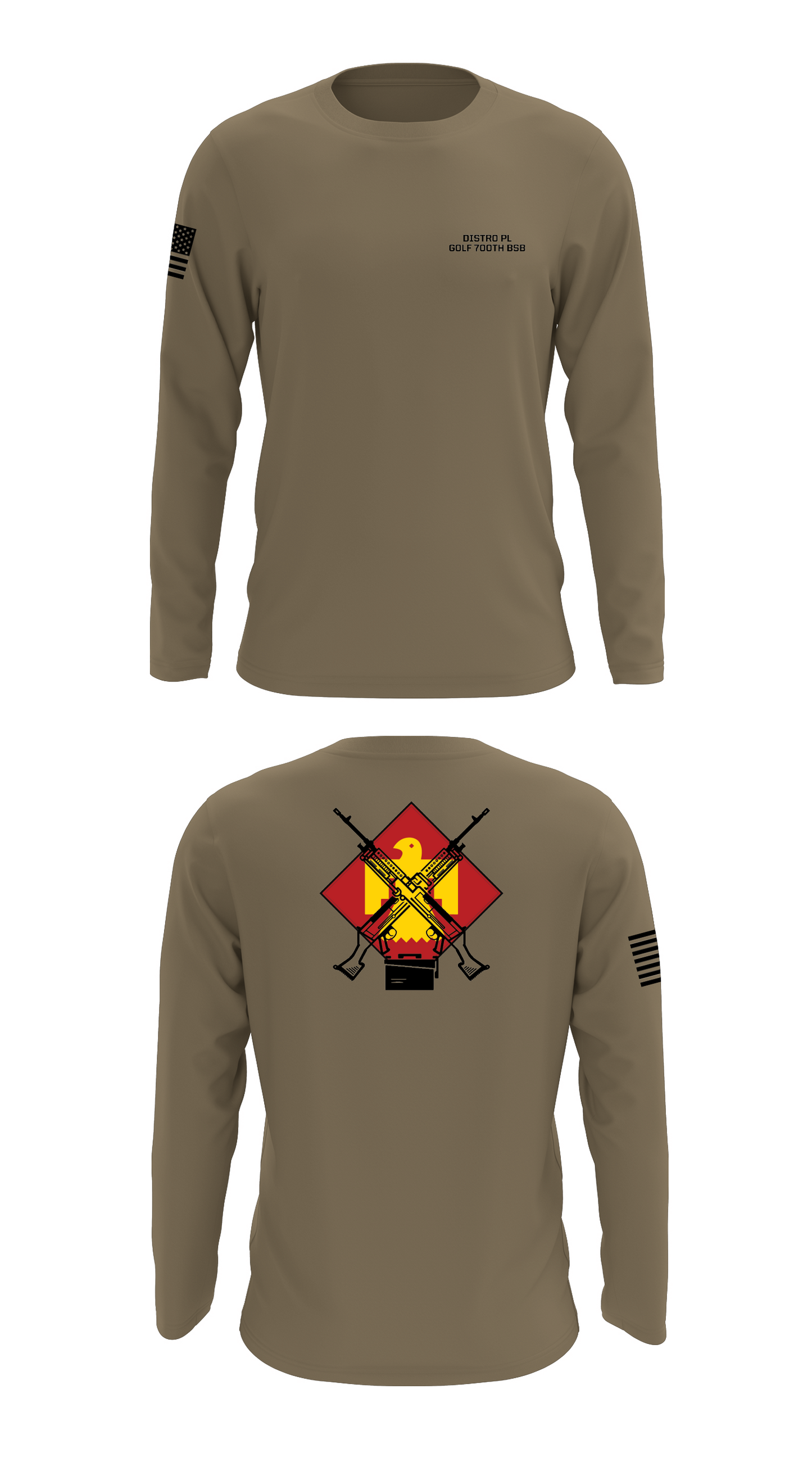 Distro Pl Golf 700th BSB Store 1 Core Men's LS Performance Tee - 46836102605