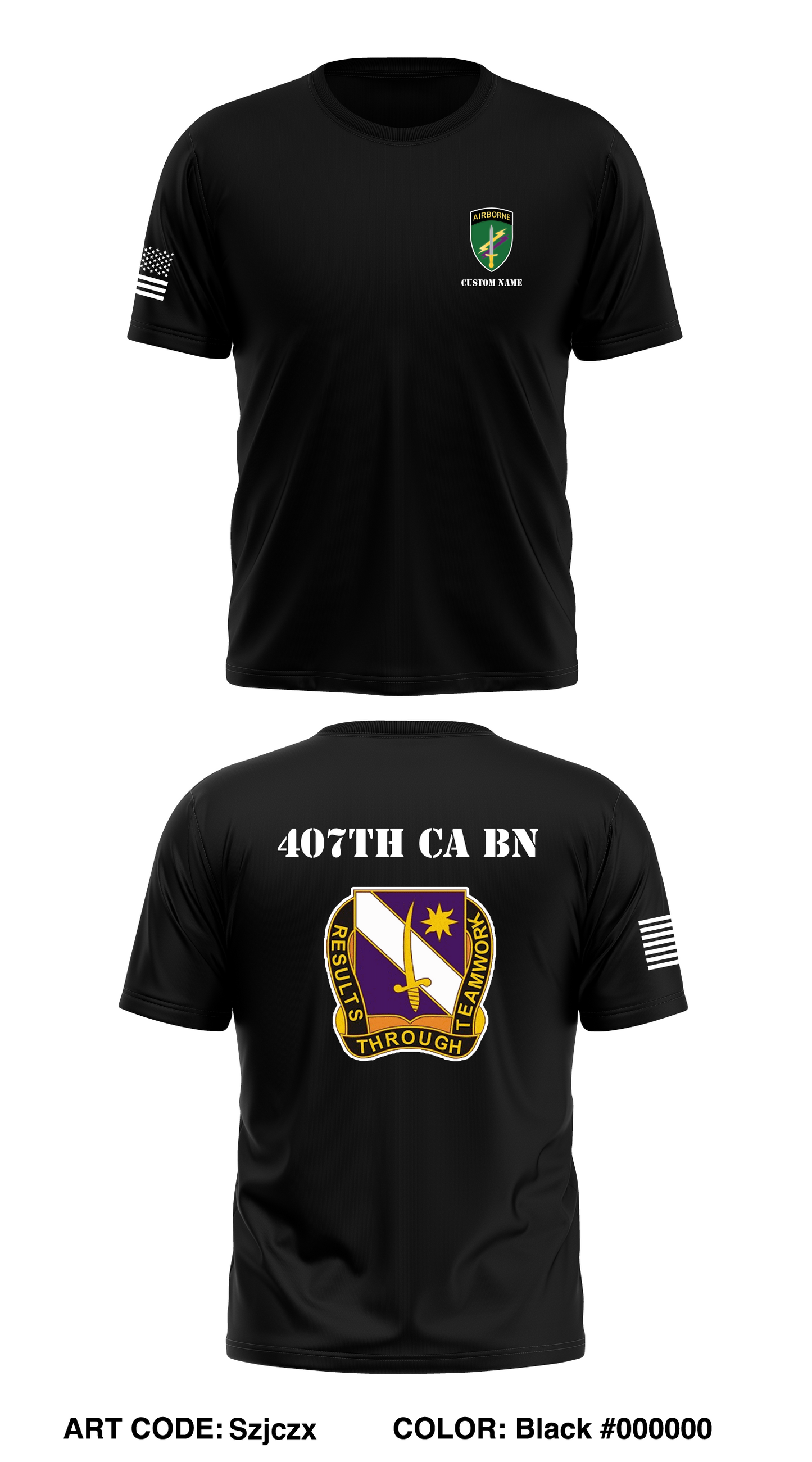 407th CA BN Store 1 Core Men's SS Performance Tee - Szjczx