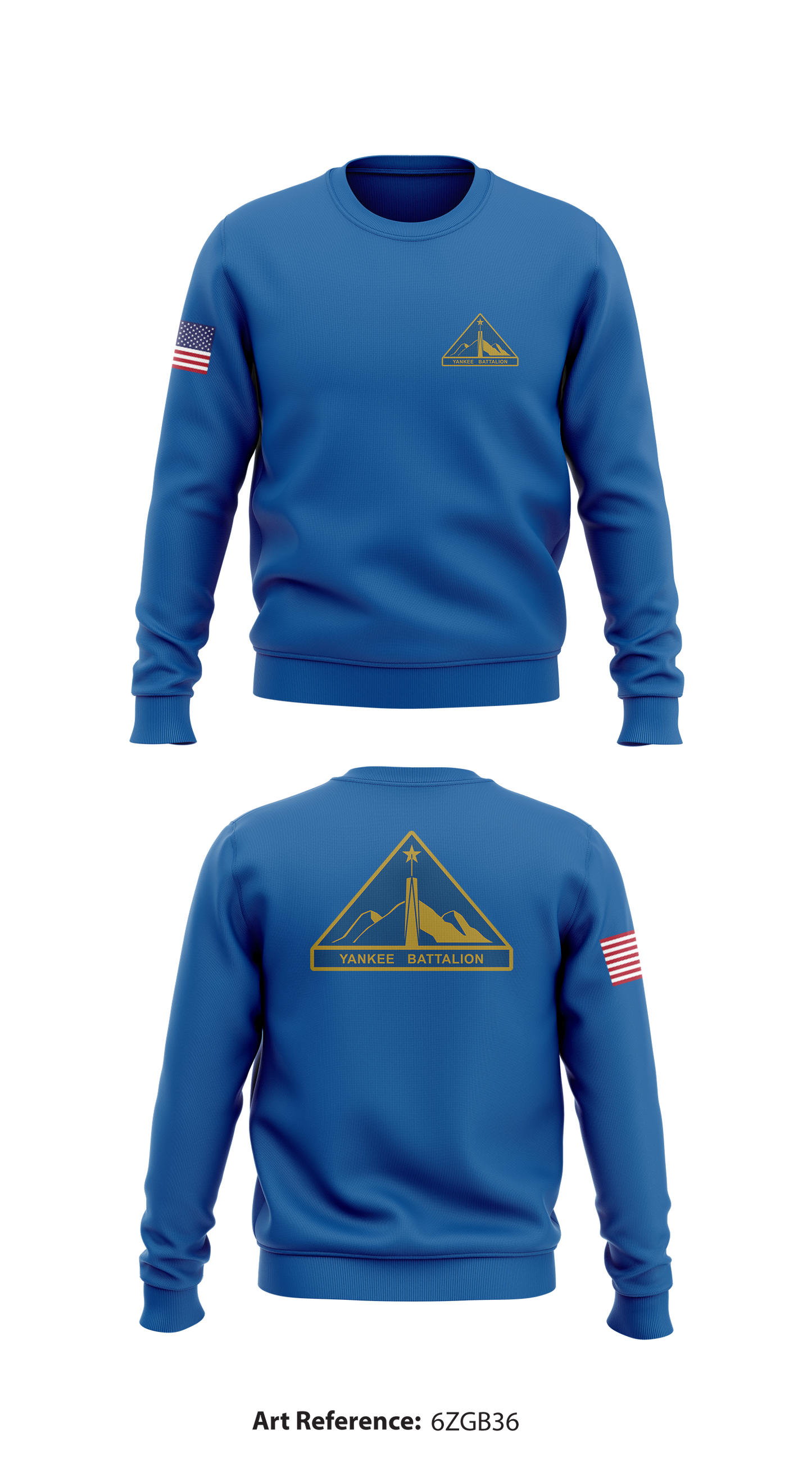 Yankee Battalion Store 1 Core Men's Crewneck Performance Sweatshirt - 6ZGb36