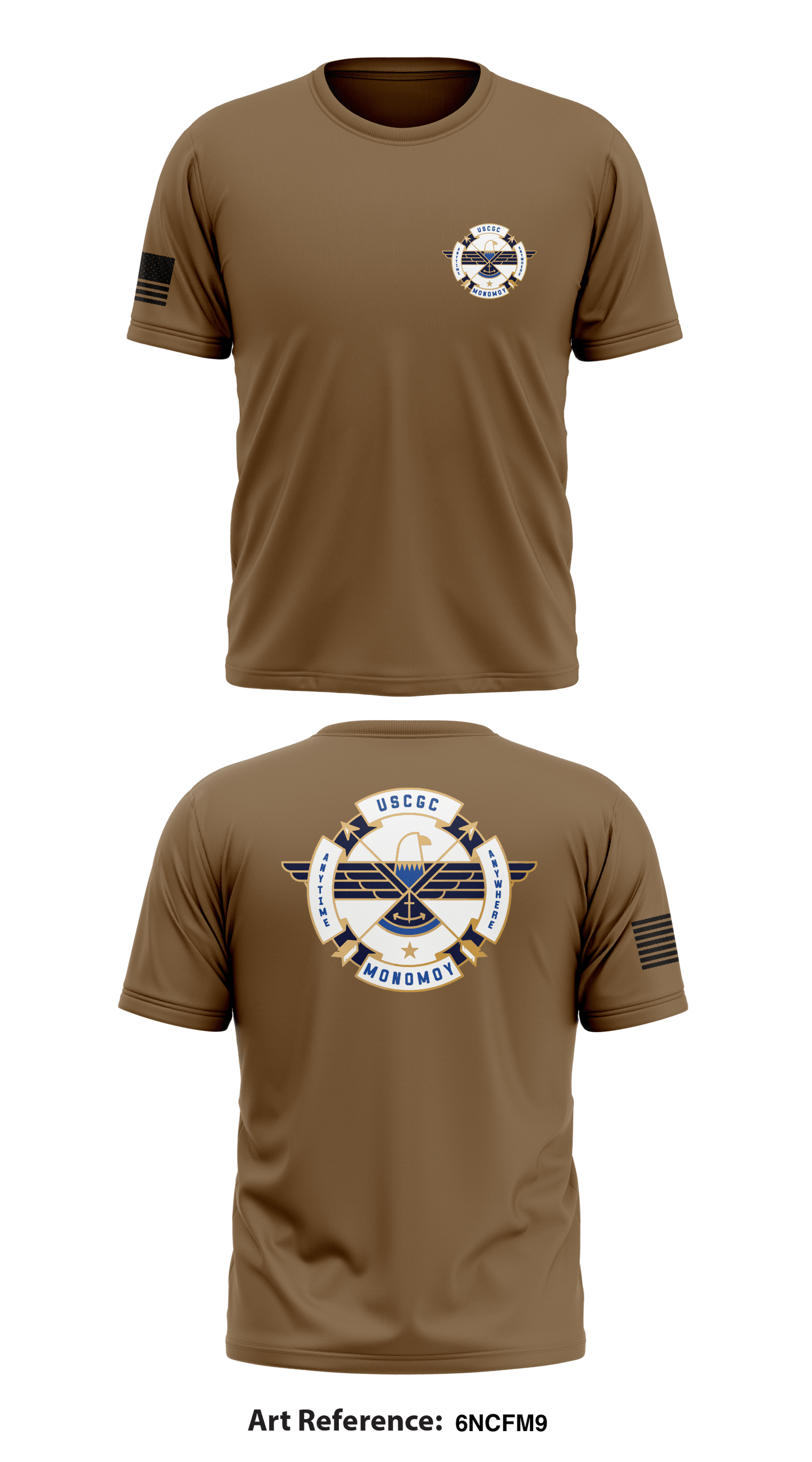 USCGC Monomoy Store 1 Core Men's SS Performance Tee - 6ncfm9