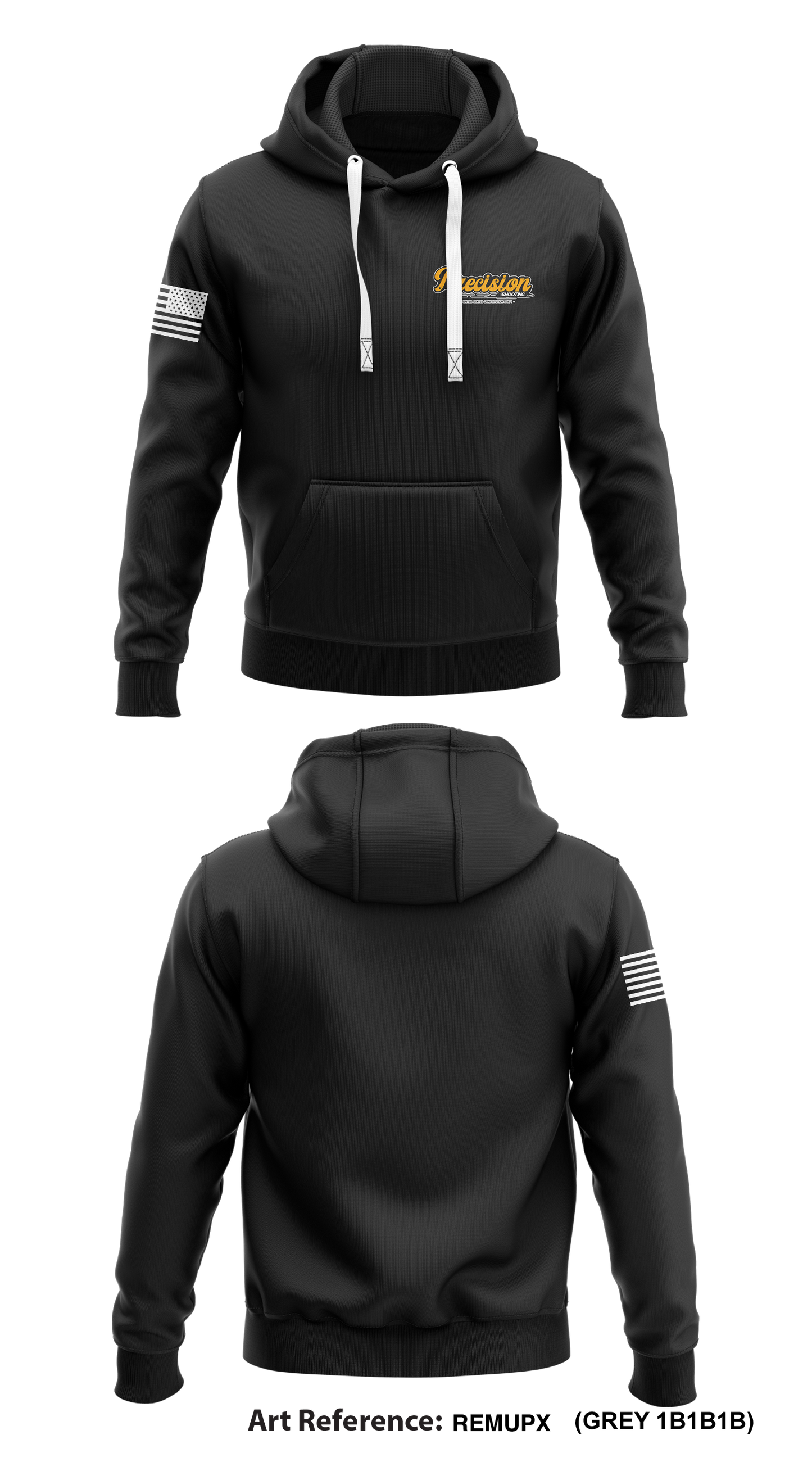 Precision Shooting Store 1 Core Men's Hooded Performance Sweatshirt - REmUpx