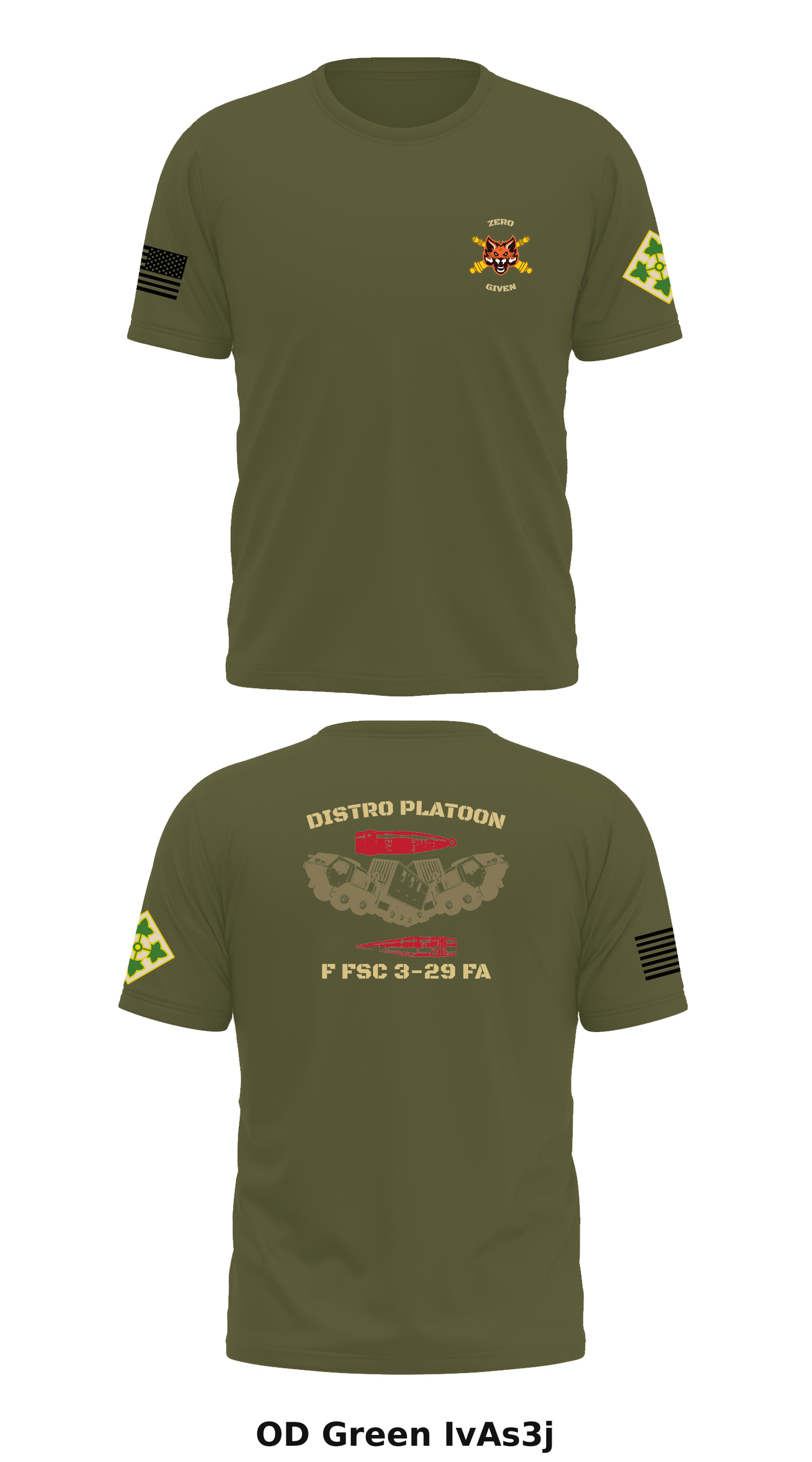 F Sfc 3-29, 4th ID Store 1 Core Men's SS Performance Tee - IvAs3j