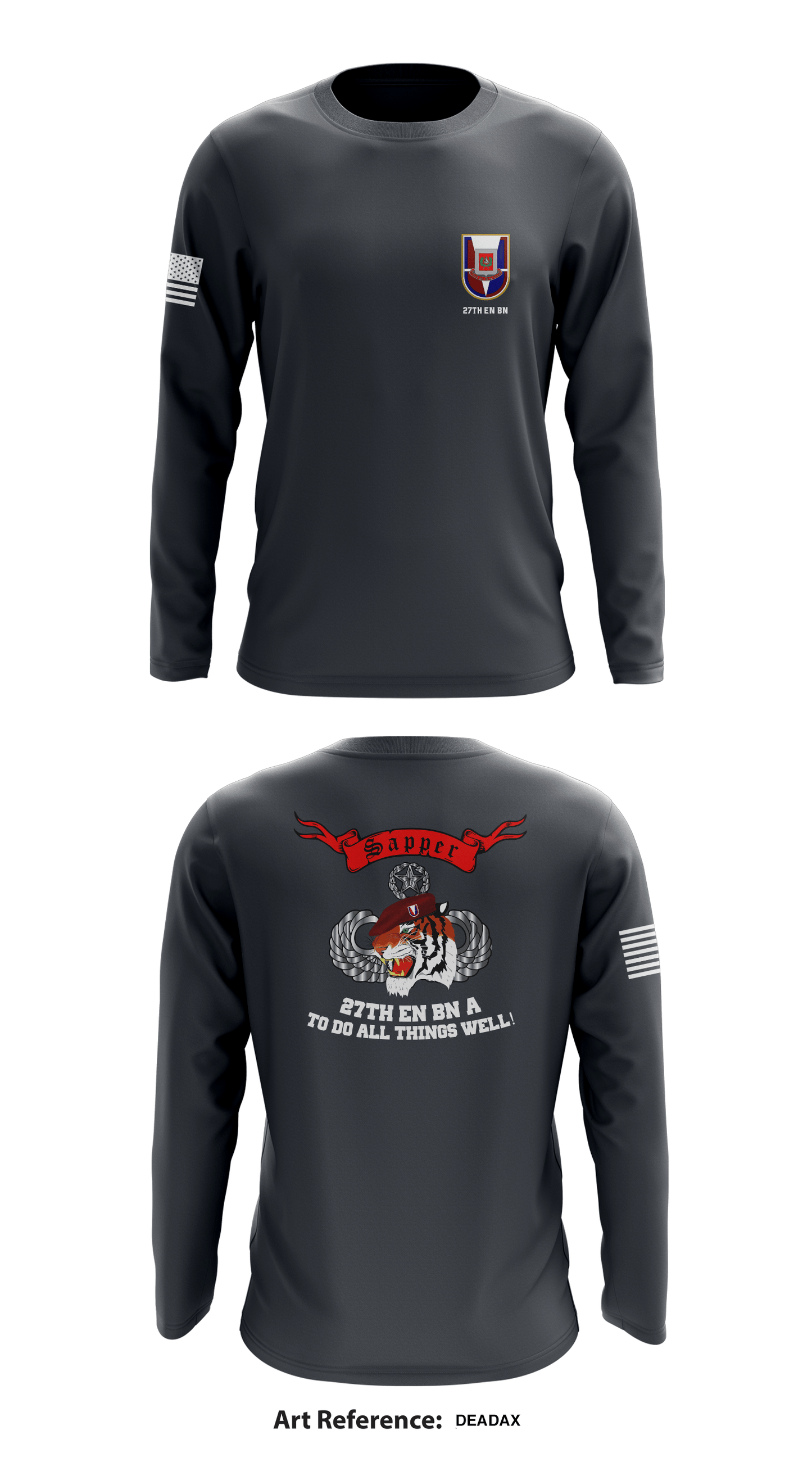 27th EN BN Core Men's LS Performance Tee - DeAdaX