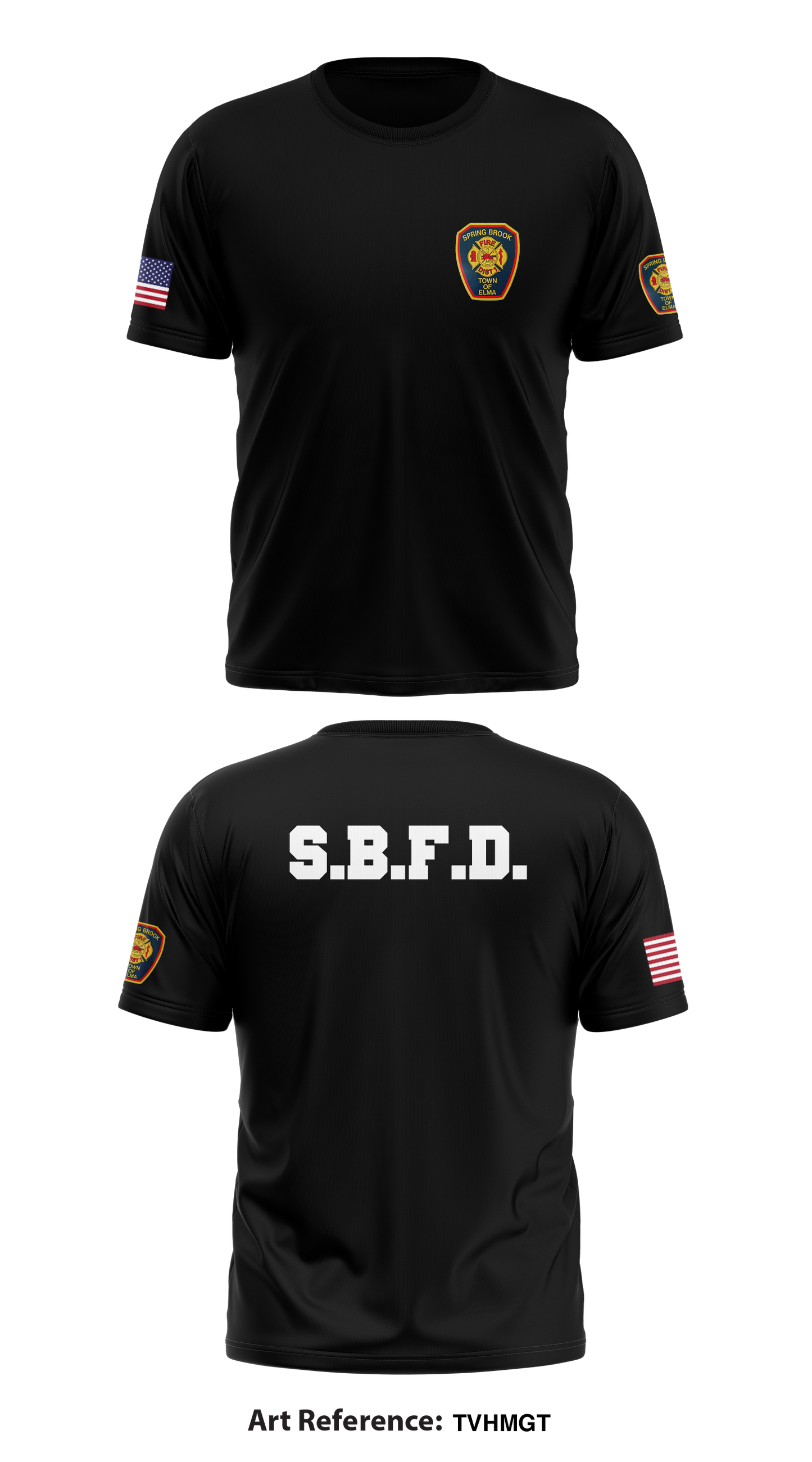 Spring Brook Fire Dist Store 1 Core Men's SS Performance Tee - TvhMgT