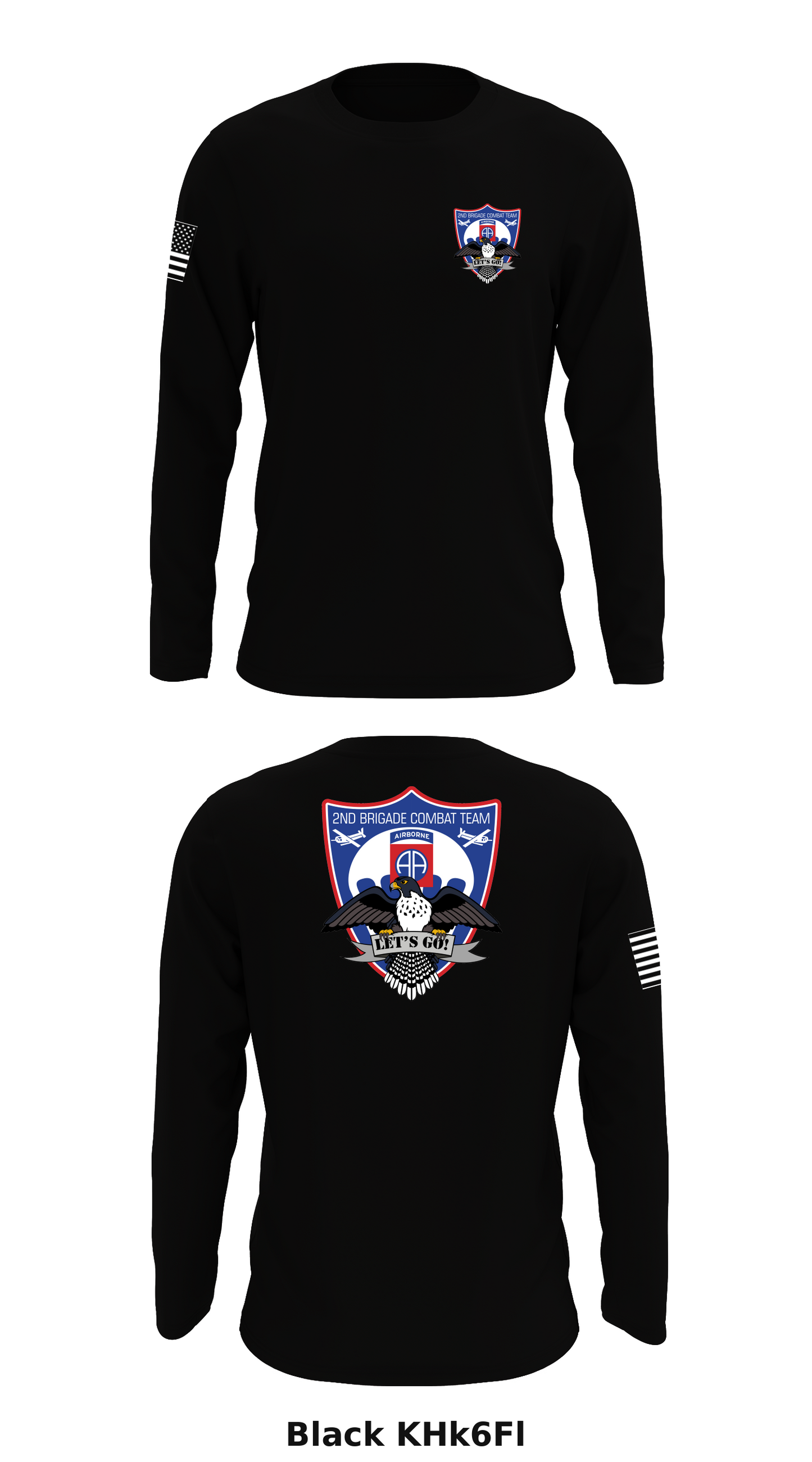 2nd Brigade Combat Team, 82nd Airborne Division Store 1 Core Men's LS Performance Tee - KHk6Fl