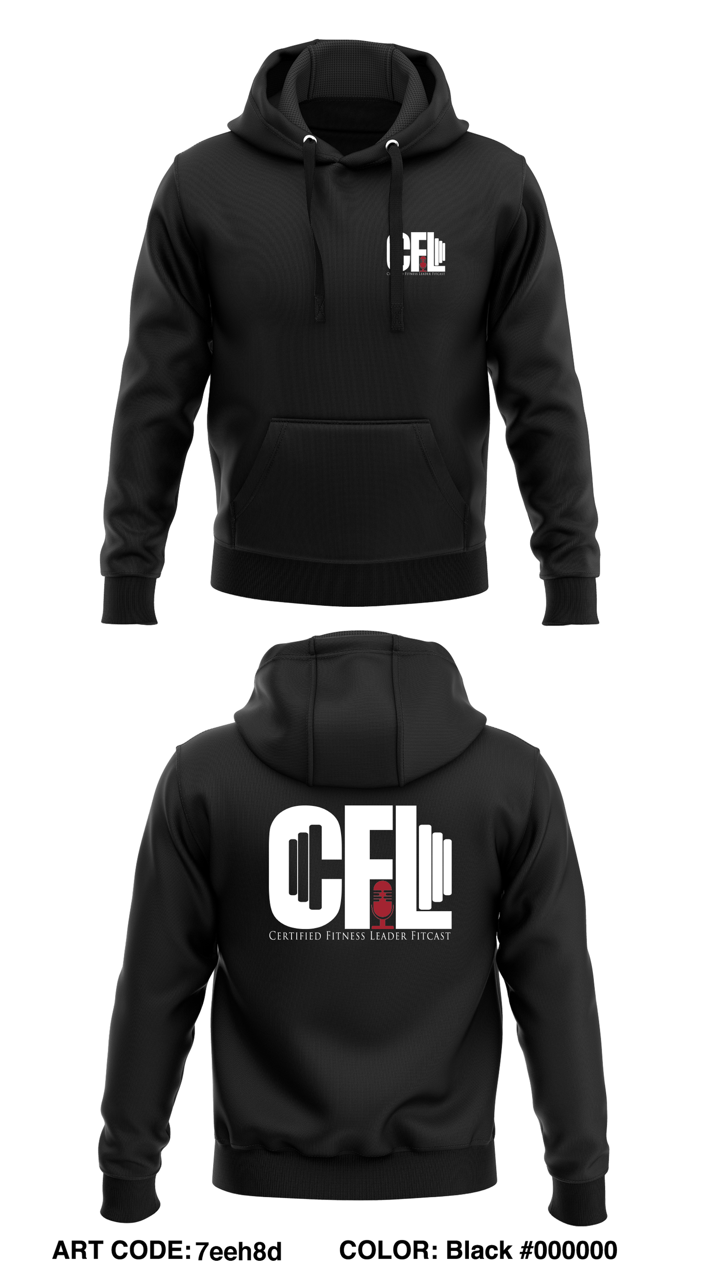 Certified Fitness Leader Store 1 Core Men's Hooded Performance Sweatshirt - 7eeh8d