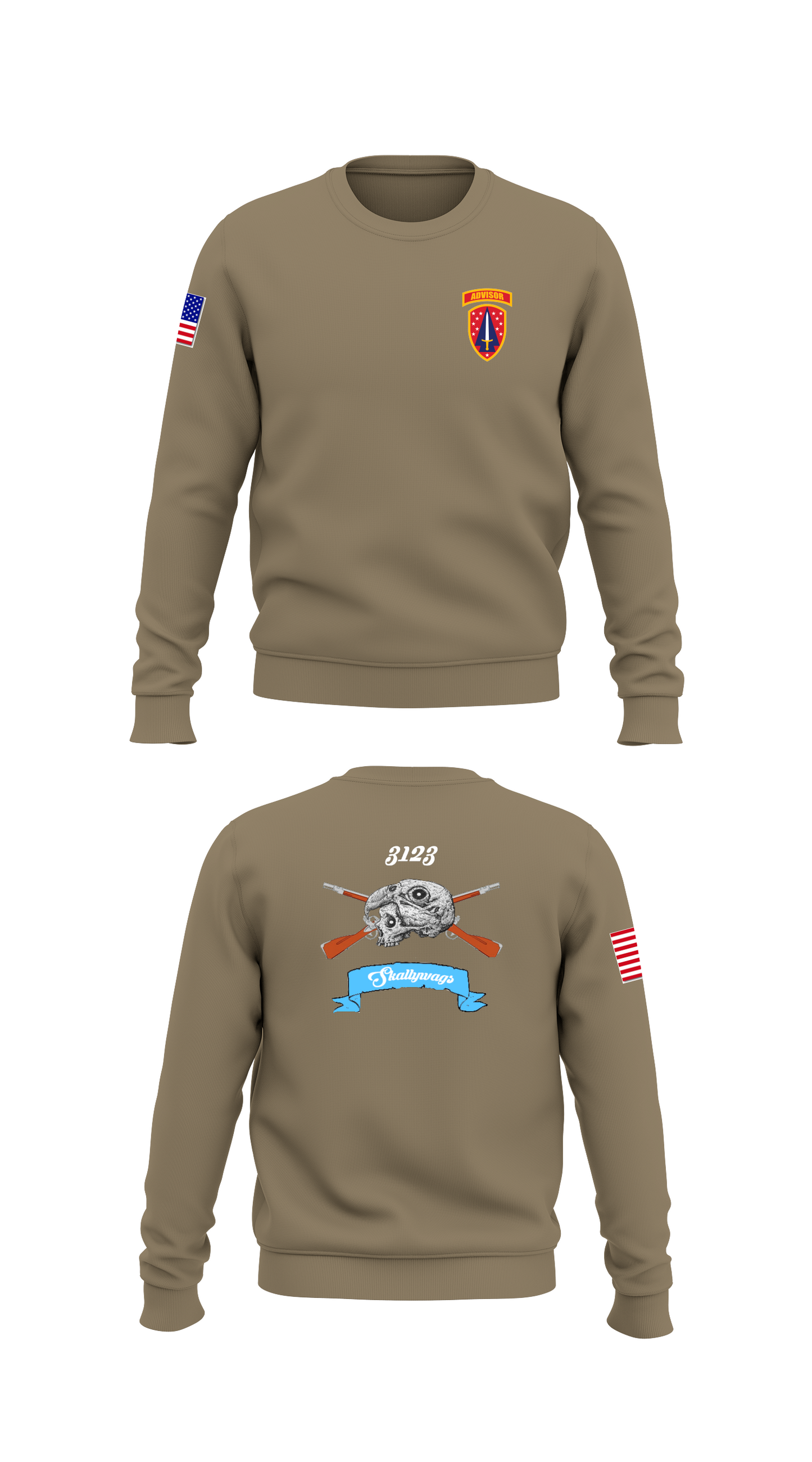 Skallywags Store 1 Core Men's Crewneck Performance Sweatshirt - 57658727723