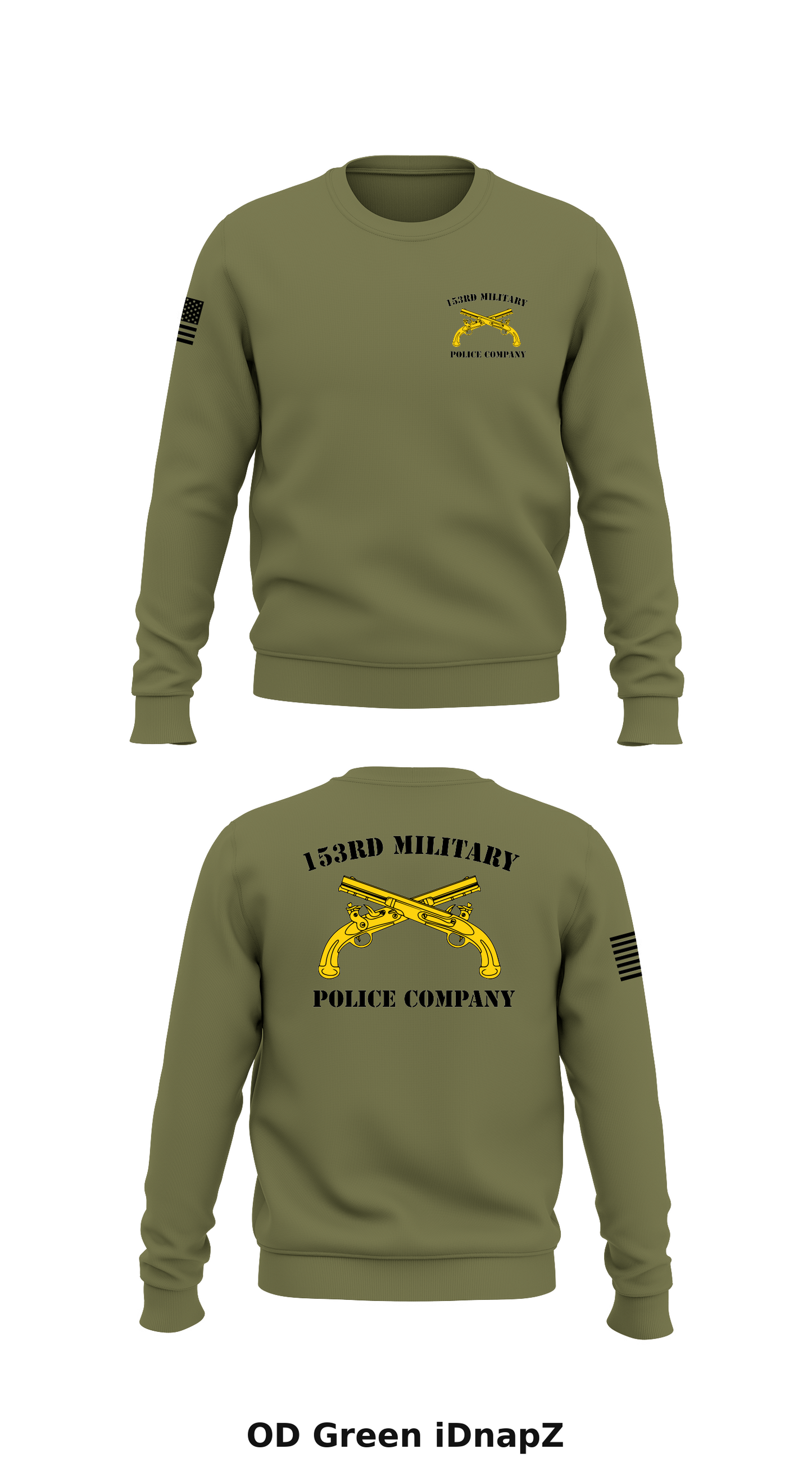 153rd Military Police Company Store 1 Core Men's Crewneck Performance Sweatshirt - iDnapZ