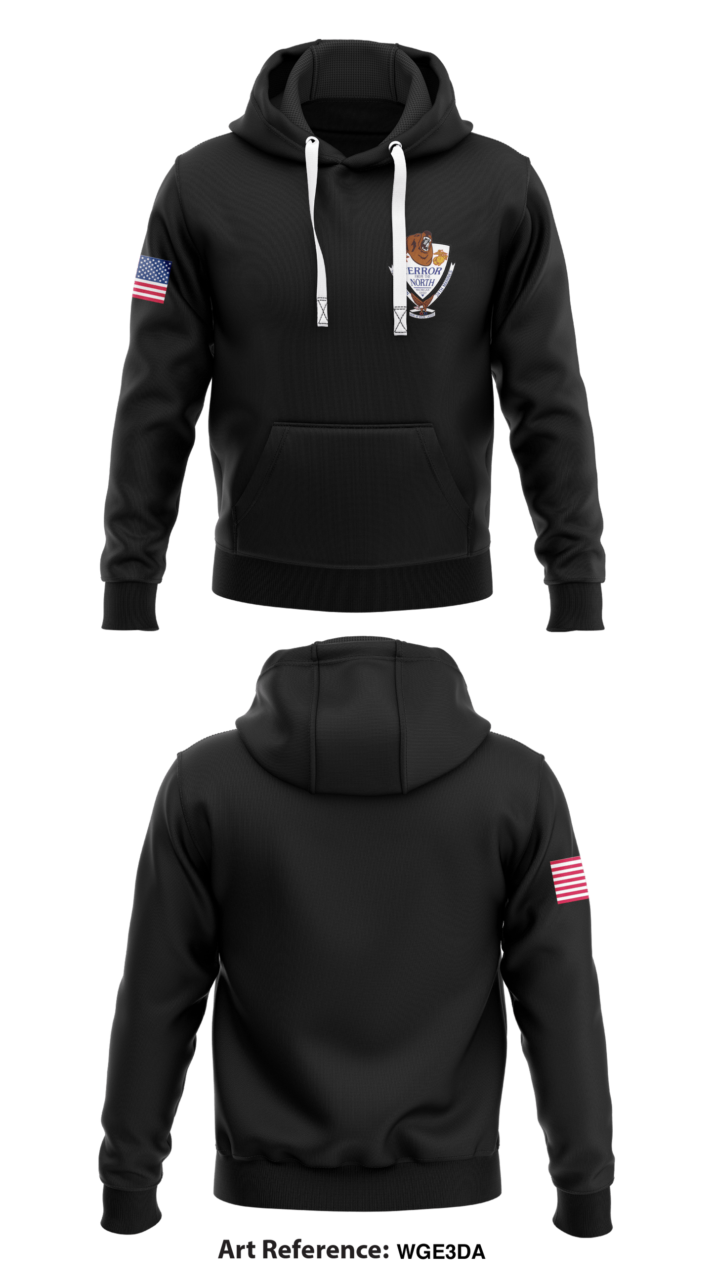 1/24 Alpha Co. Core Men's Hooded Performance Sweatshirt - WGE3dA
