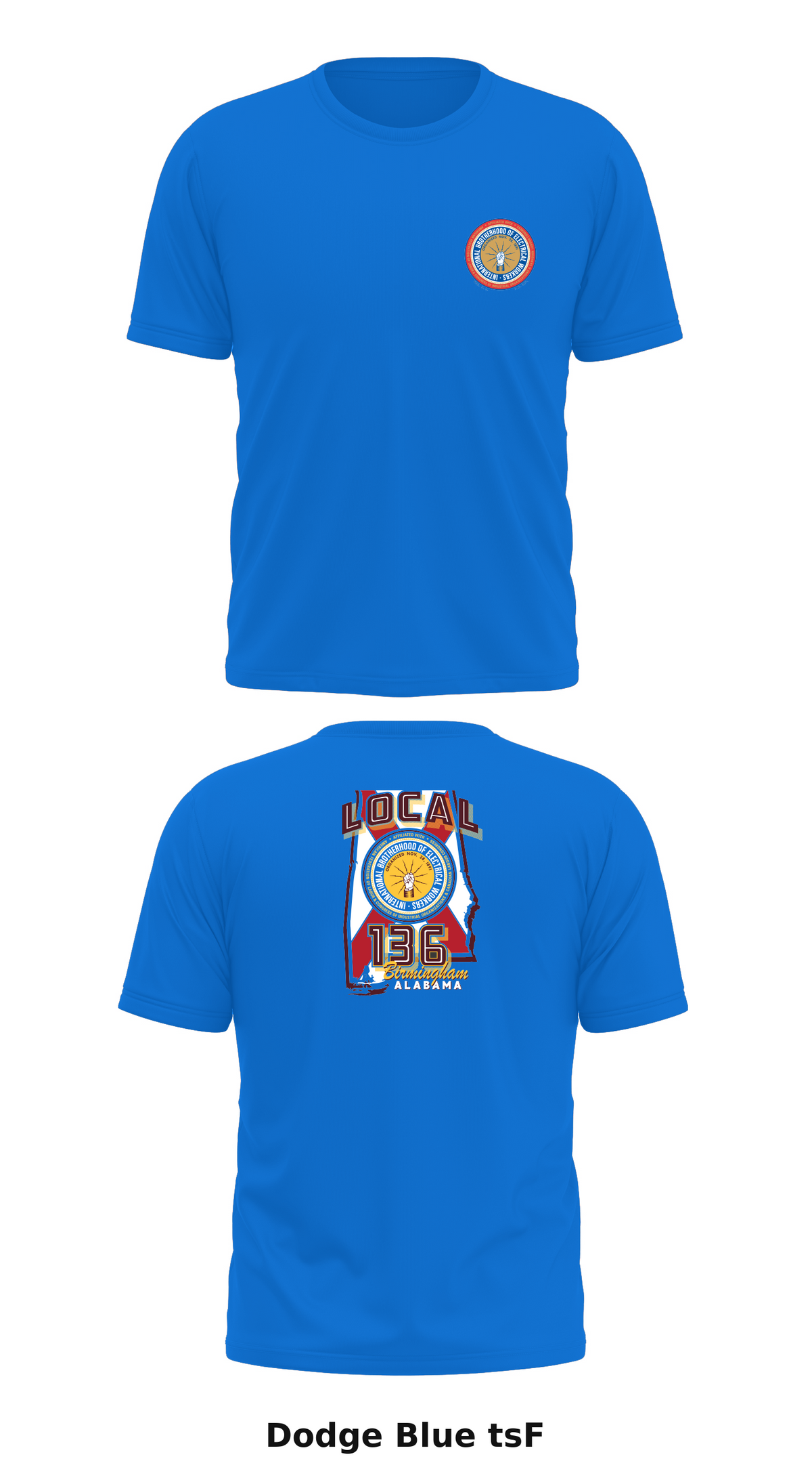 IBEW 136 Store 1 Core Men's SS Performance Tee - tsF