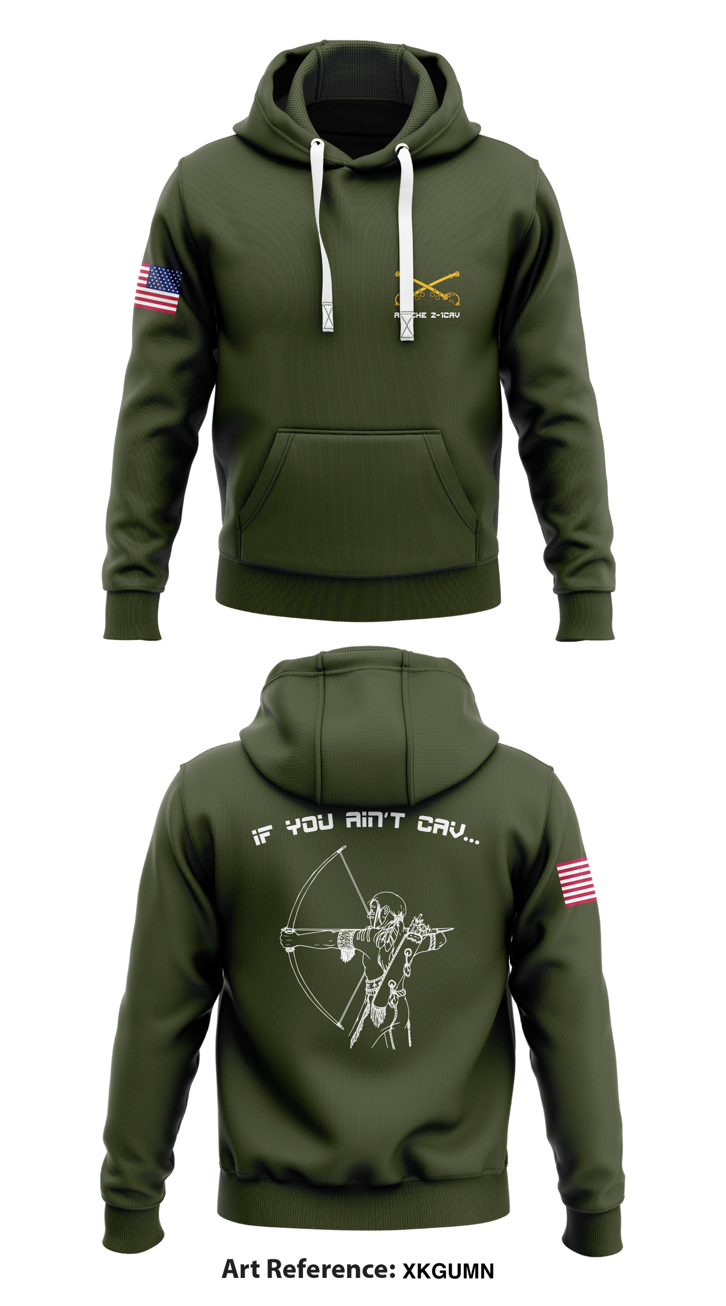 Apache 2-1CAV Store 1 Core Men's Hooded Performance Sweatshirt - XKGumn