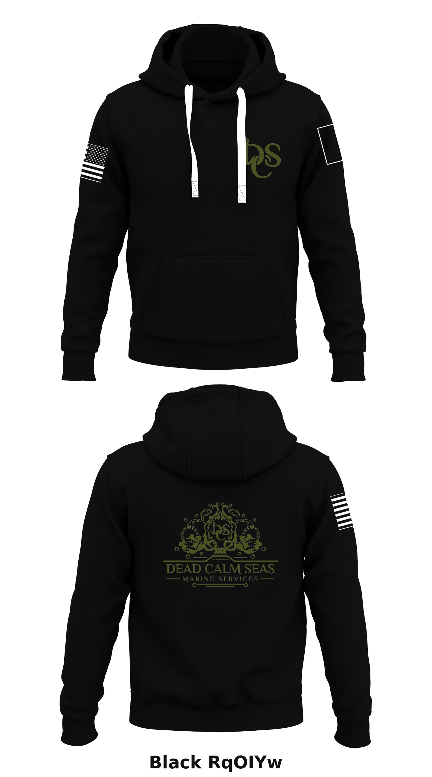 Dead Calm Seas Marine Services Store 1 Core Men's Hooded Performance Sweatshirt - RqOIYw