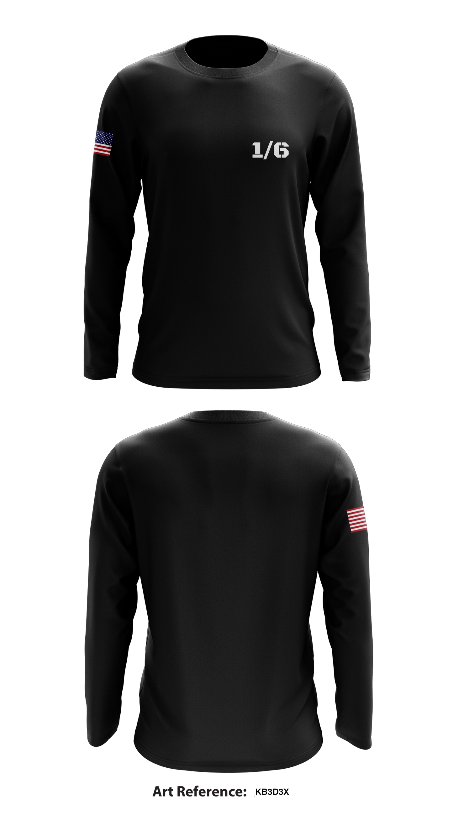 1/6 Store 1 Core Men's LS Performance Tee - kB3d3X