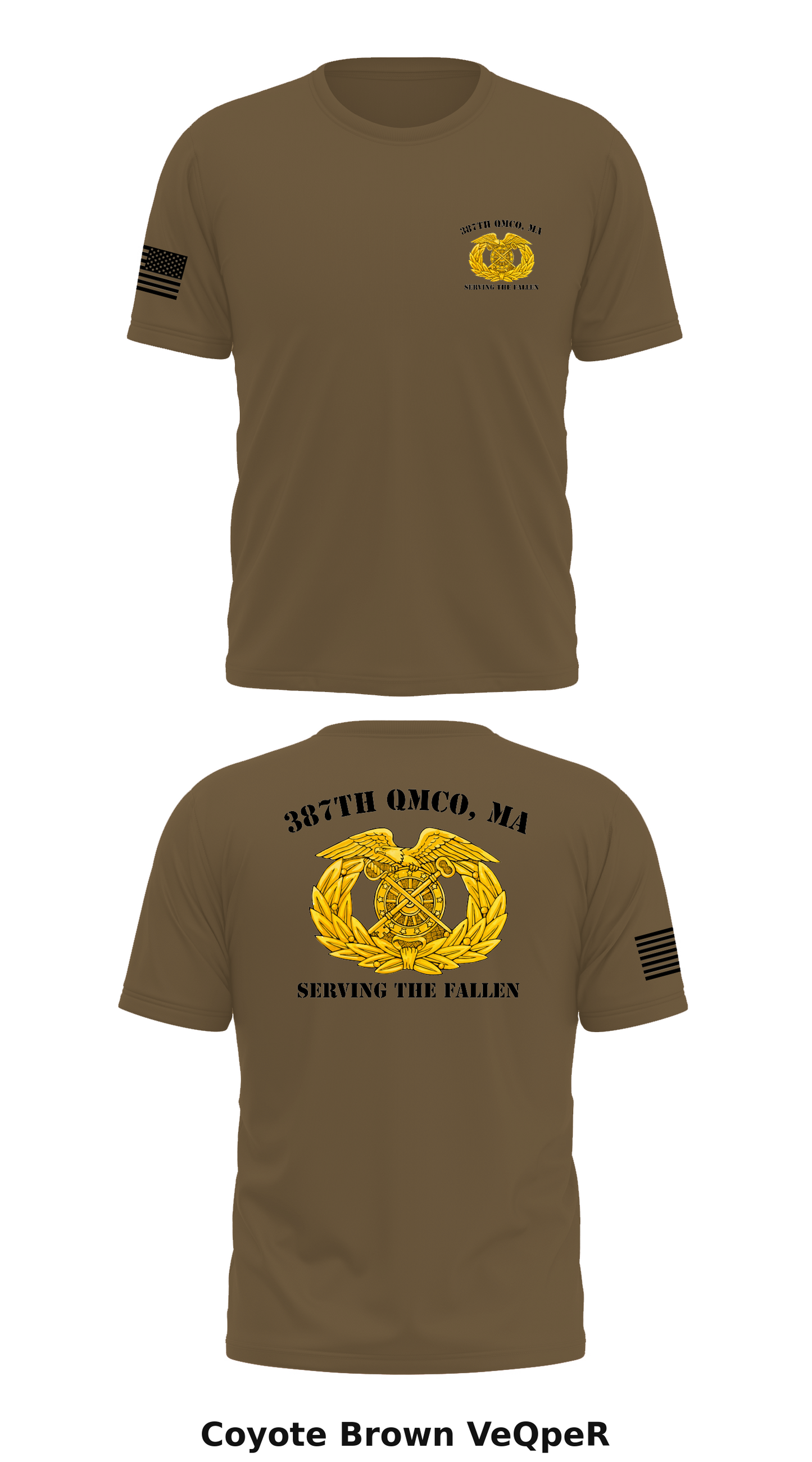 387th QMCO, MA Store 1 Core Men's SS Performance Tee - VeQpeR