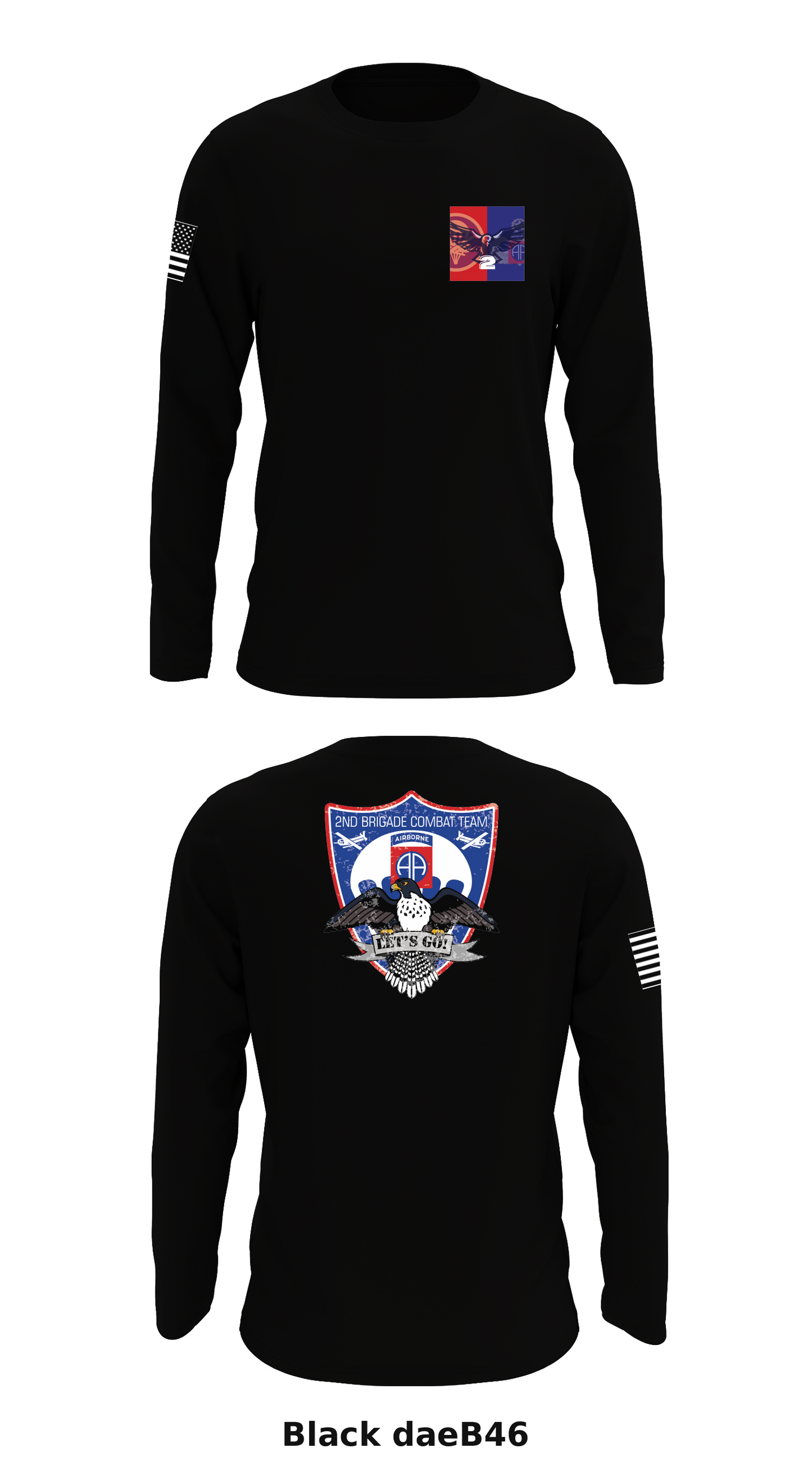 2nd Brigade Combat Team, 82nd Airborne Division Store 1 Core Men's LS Performance Tee - daeB46