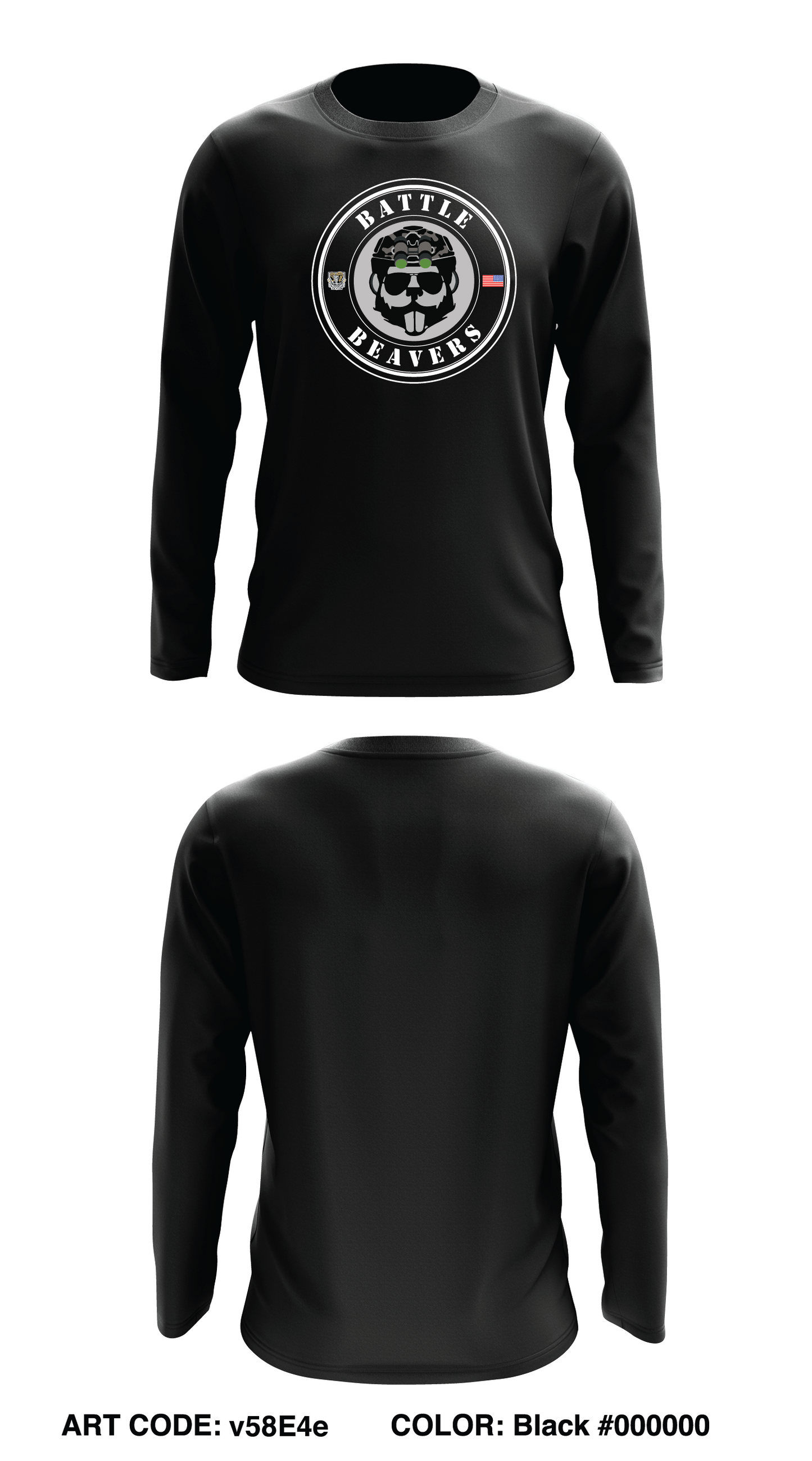 Charger Co, 1-77 AR Core Men's LS Performance Tee - v58E4e