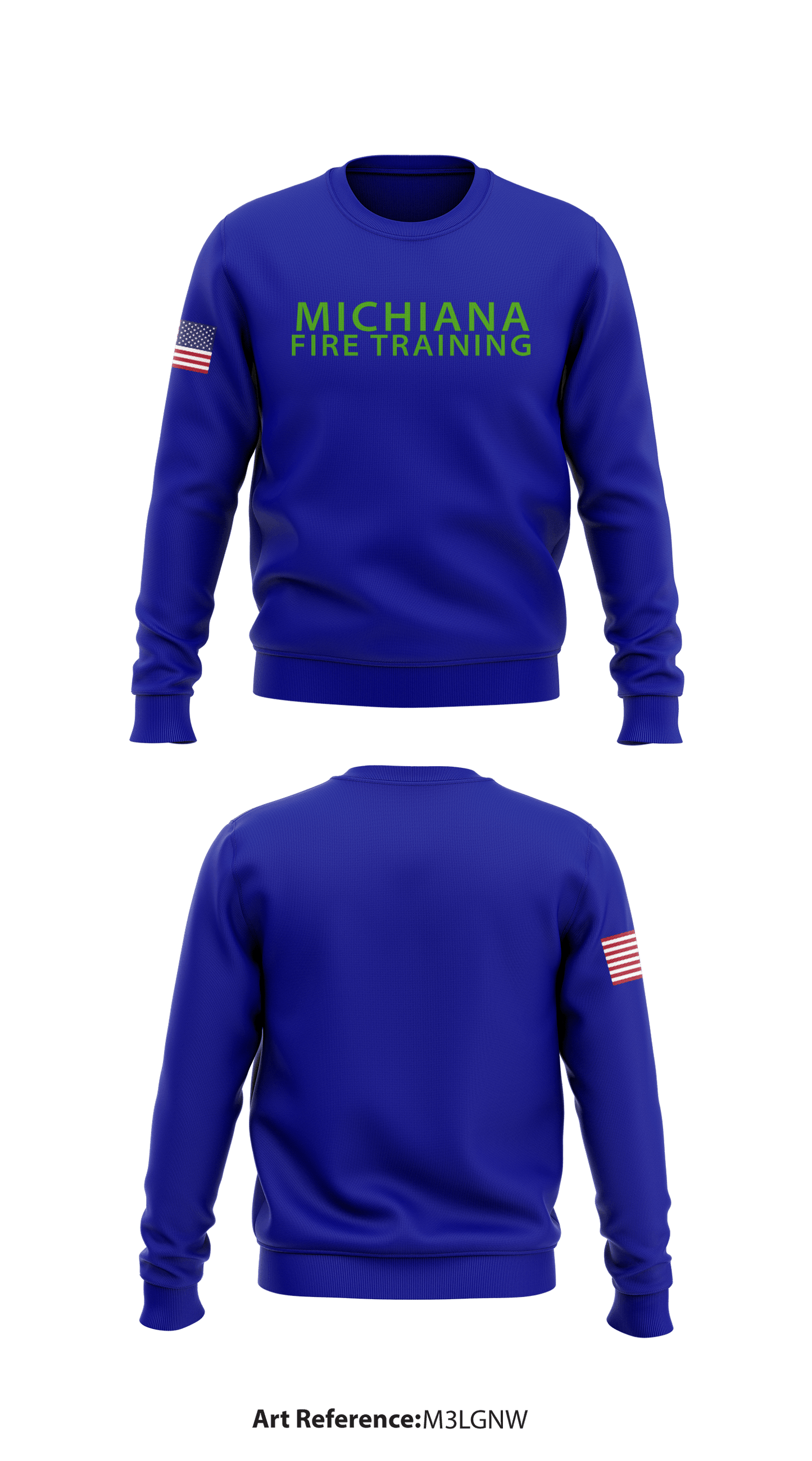 South Bend Fire Department Training Bureau Store 1 Core Men's Crewneck Performance Sweatshirt - M3LgnW