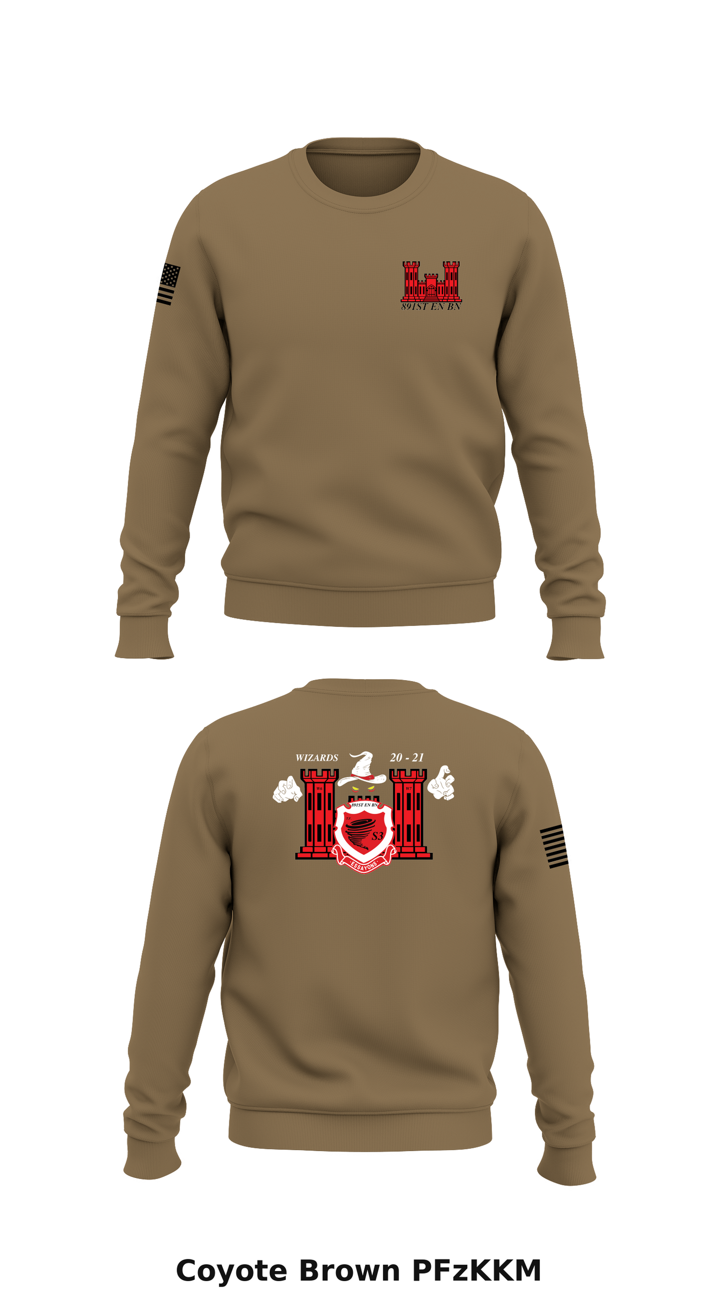 891 Store 1 Core Men's Crewneck Performance Sweatshirt - PFzKKM
