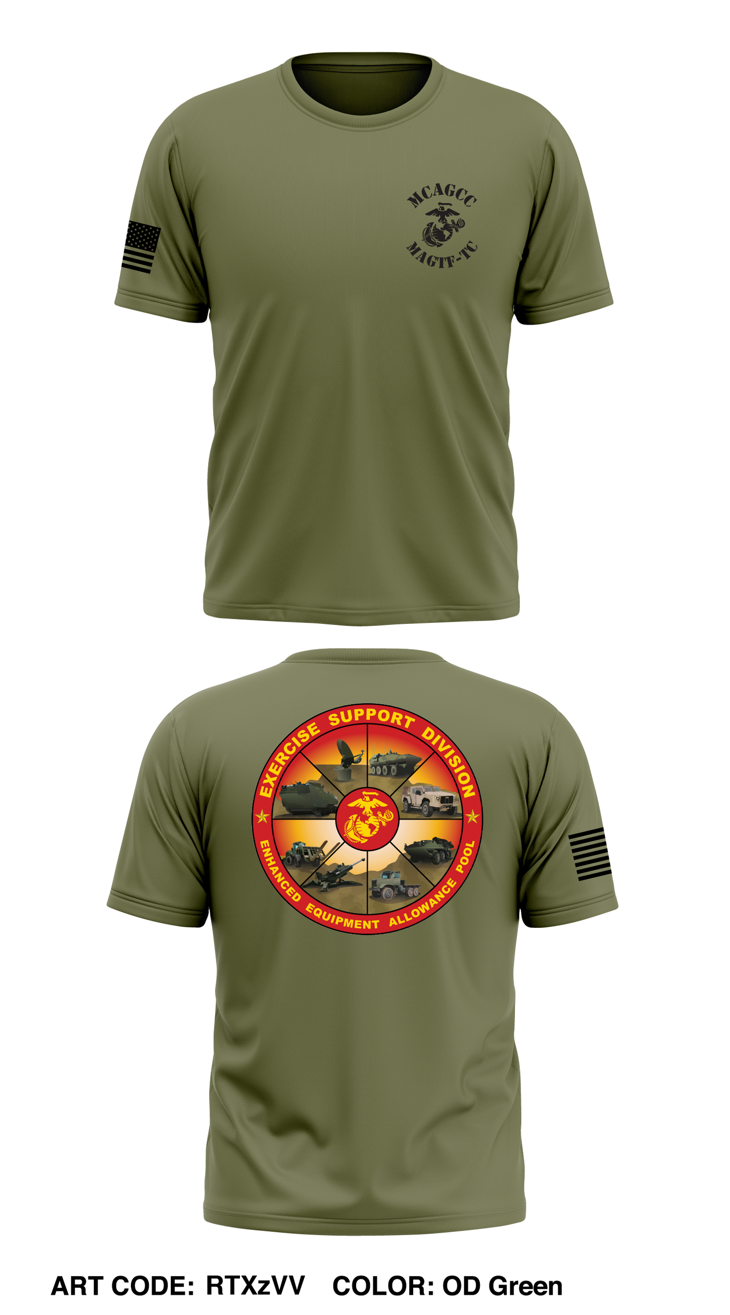 Exercise Support Division Store 1 Core Men's SS Performance Tee - RTXzVV