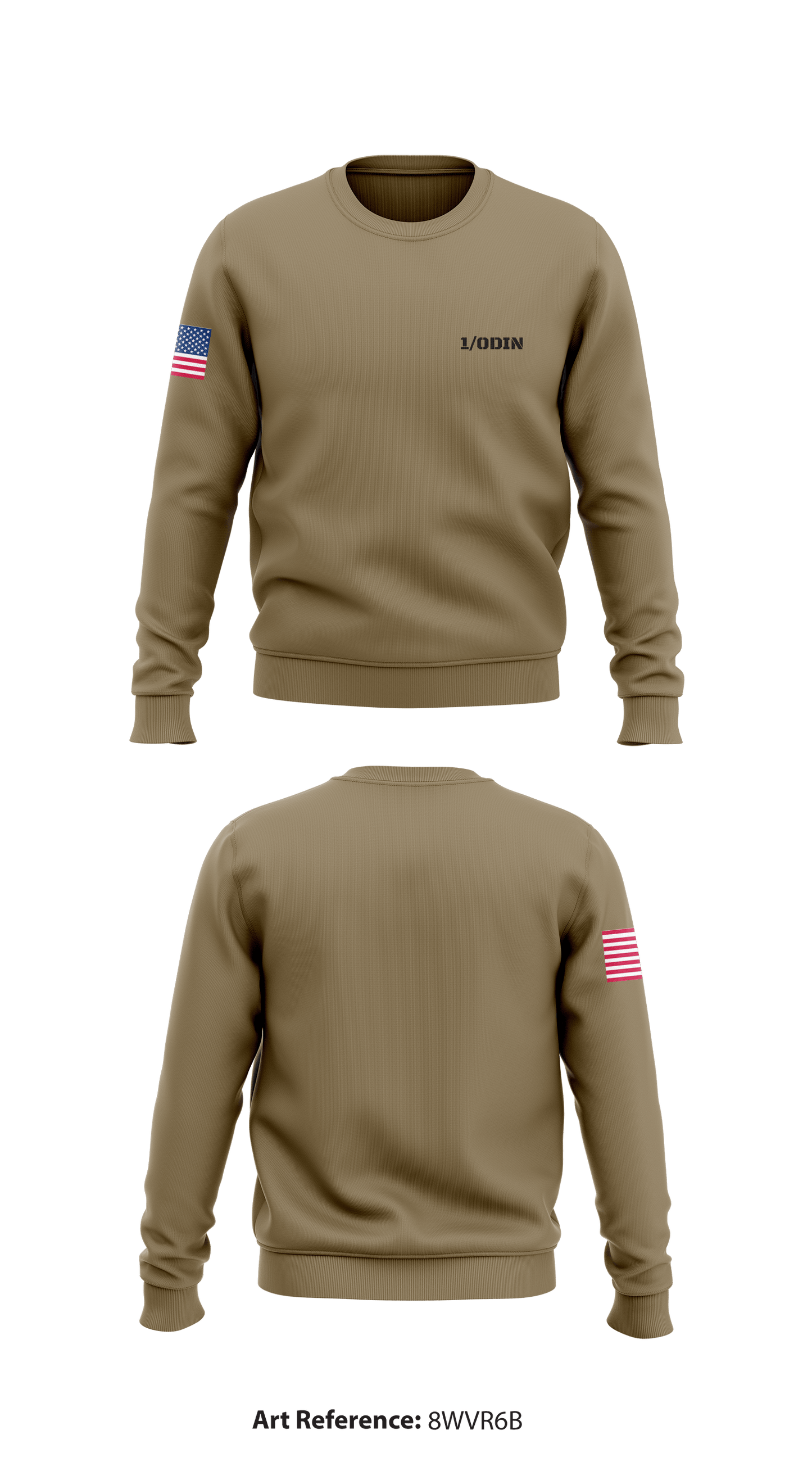 1/ODIN Core Men's Crewneck Performance Sweatshirt - 8wvr6b