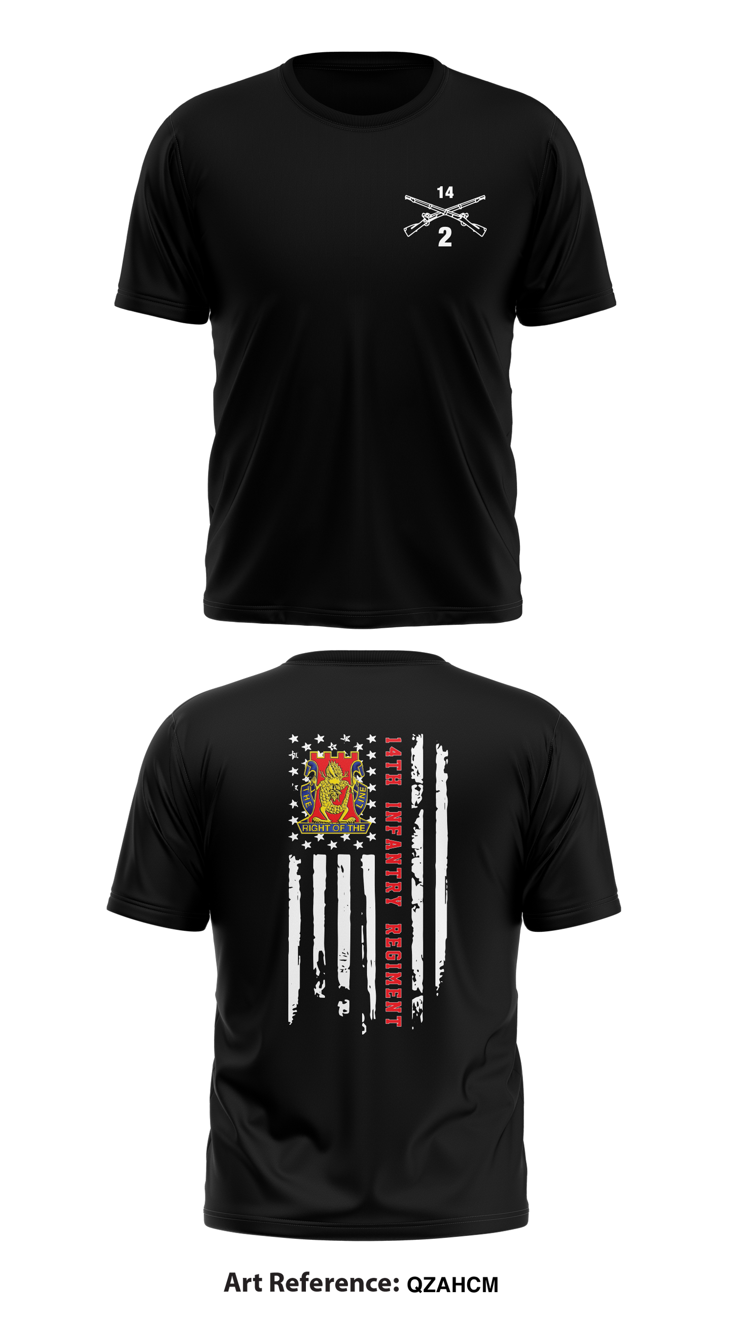 2-14 Infantry Battalion Store 1 Core Men's SS Performance Tee - QzAhcm