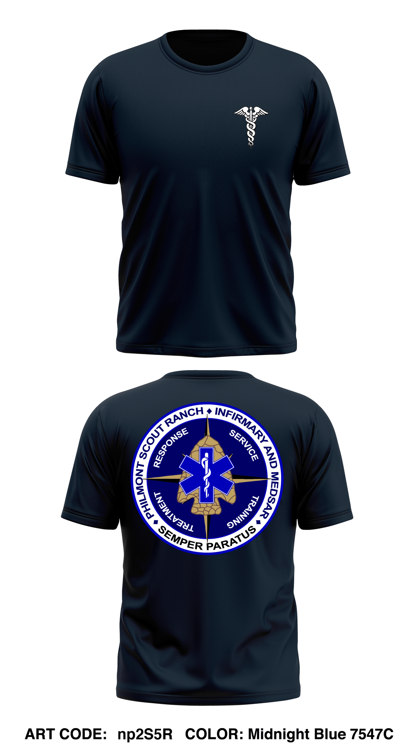 Philmont Scout Ranch Infirmary Store 1 Core Men's SS Performance Tee - np2S5R