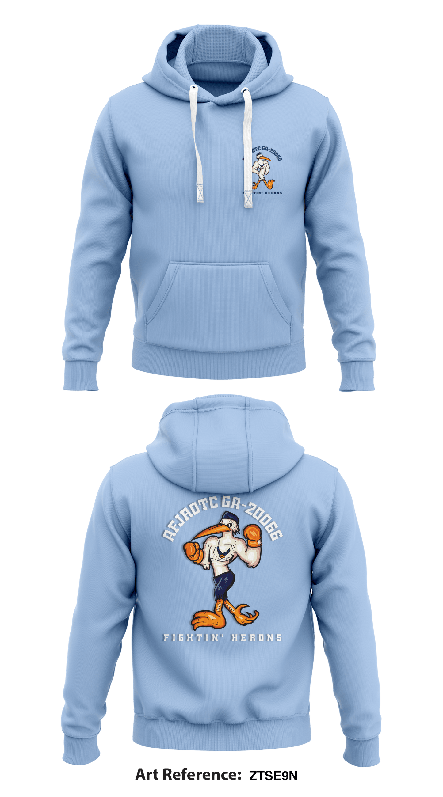 AFJROTC GA-266 Store 1 Core Men's Hooded Performance Sweatshirt - ztSE9N